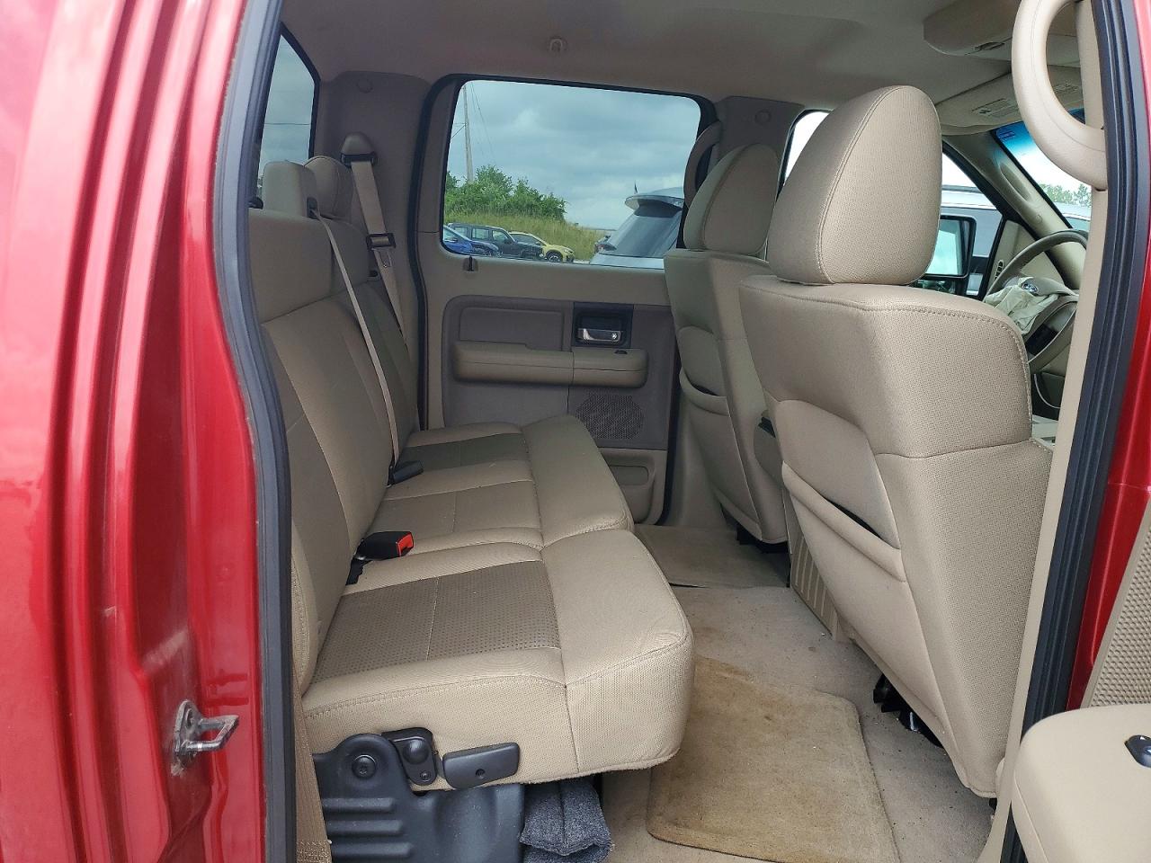 2008 Ford F150 Supercrew Burgundy vin: 1FTPW145X8FA22444