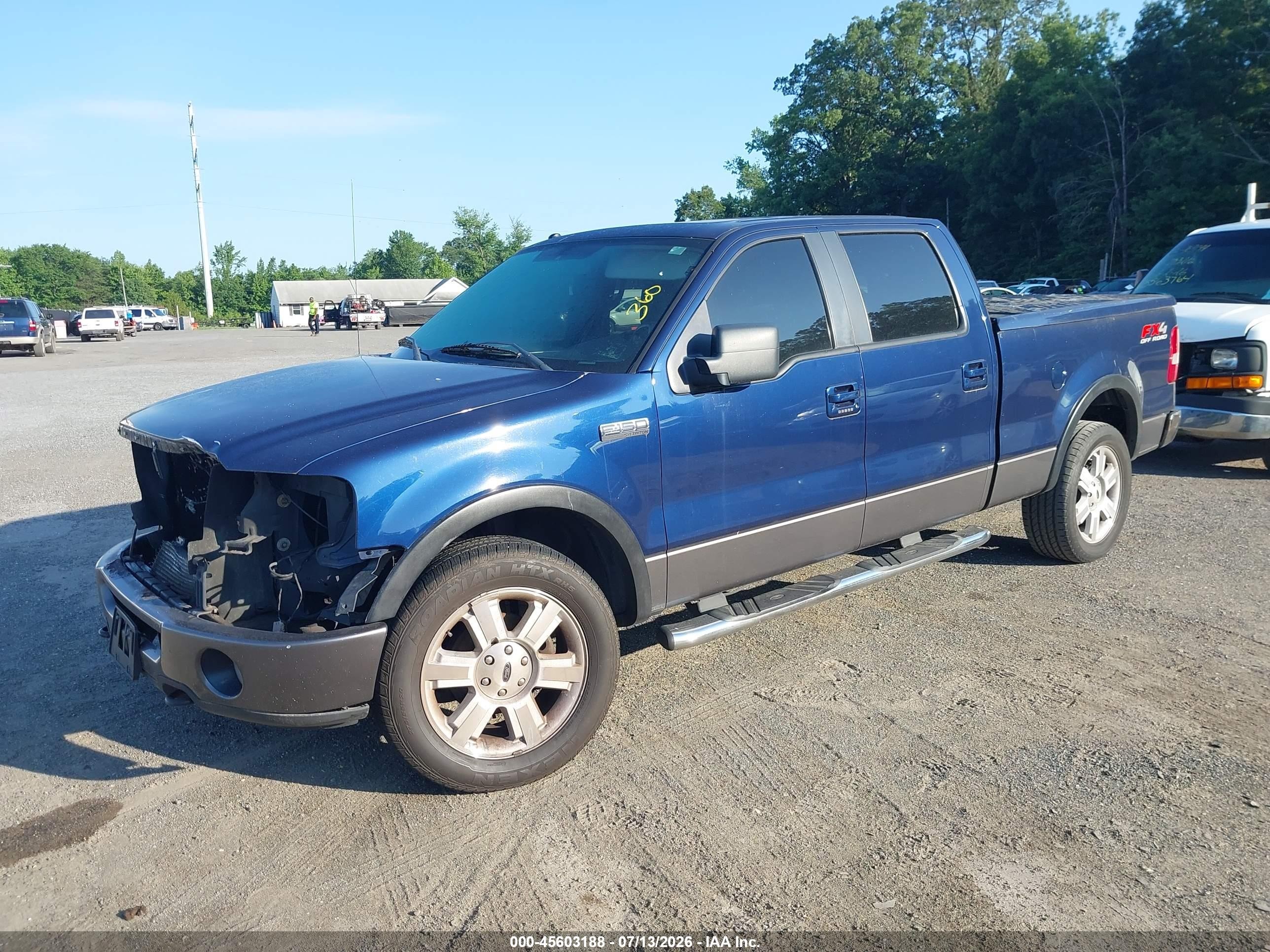 2008 Ford F-150 60th Anniversary/fx4/king Ranch/lariat/limited/xlt Синий vin: 1FTPW145X8FA38384