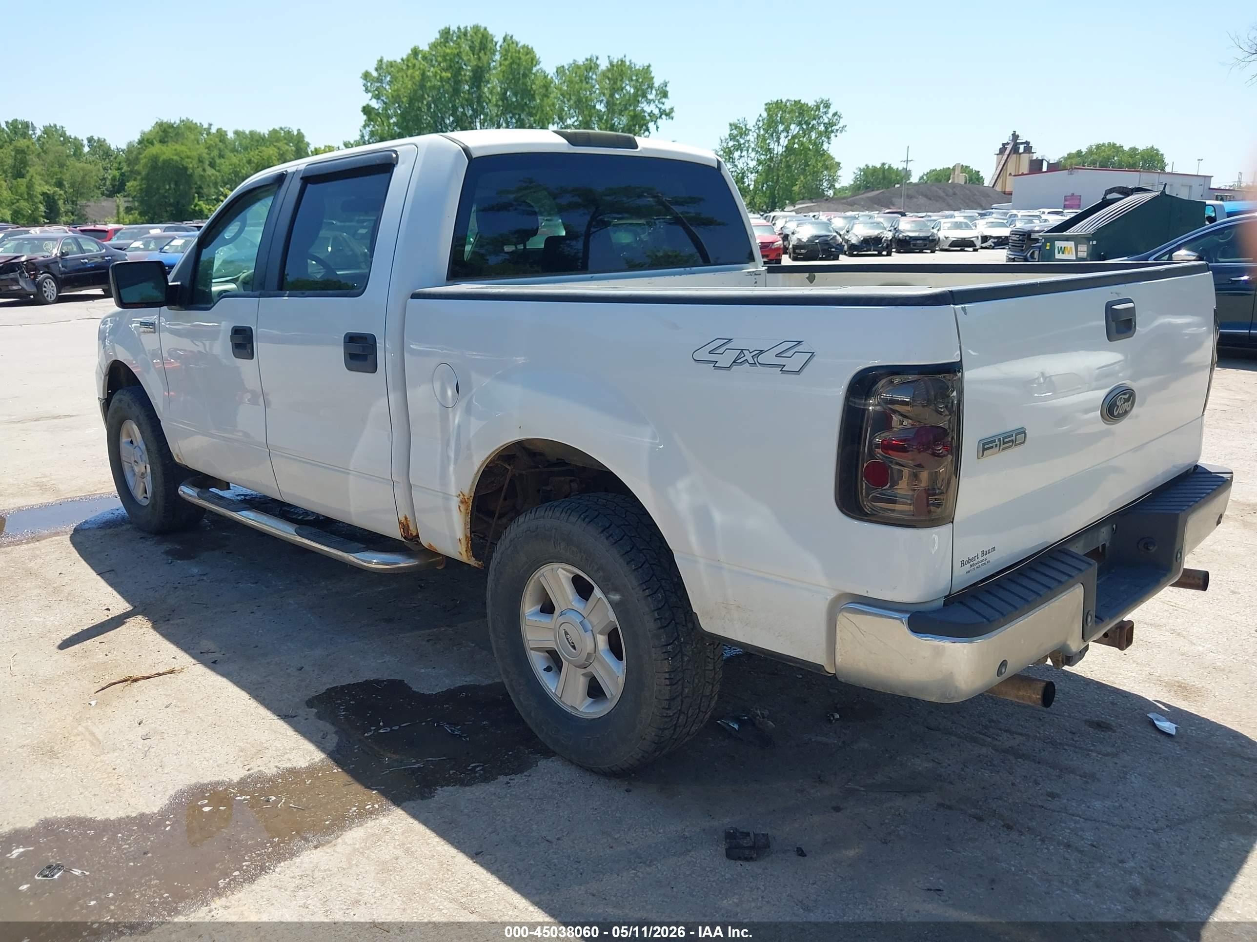 2008 Ford F-150 60th Anniversary/fx4/king Ranch/lariat/limited/xlt White vin: 1FTPW145X8KC09691