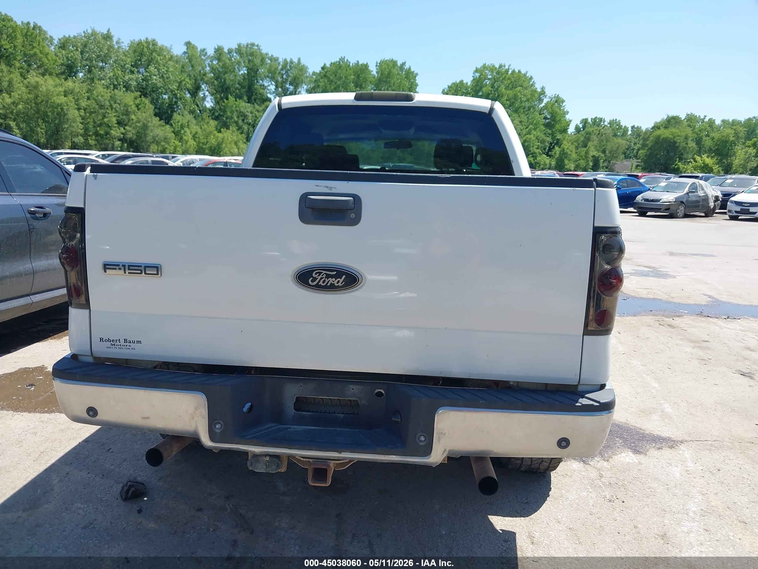 2008 Ford F-150 60th Anniversary/fx4/king Ranch/lariat/limited/xlt White vin: 1FTPW145X8KC09691