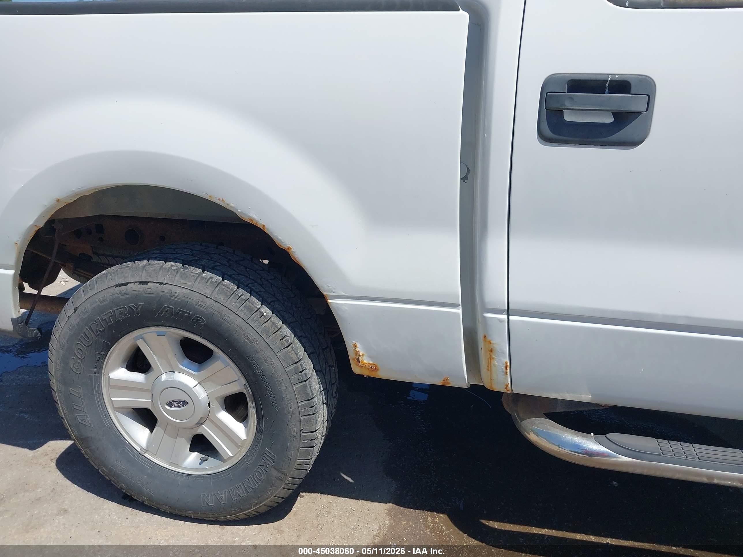 2008 Ford F-150 60th Anniversary/fx4/king Ranch/lariat/limited/xlt White vin: 1FTPW145X8KC09691
