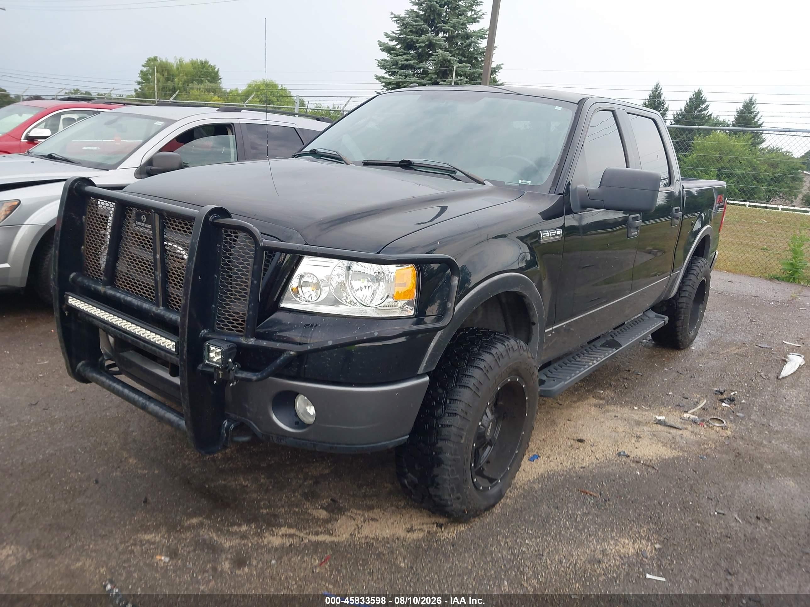 2006 Ford F-150 Fx4/lariat/xlt Black vin: 1FTPW14V06FA84139