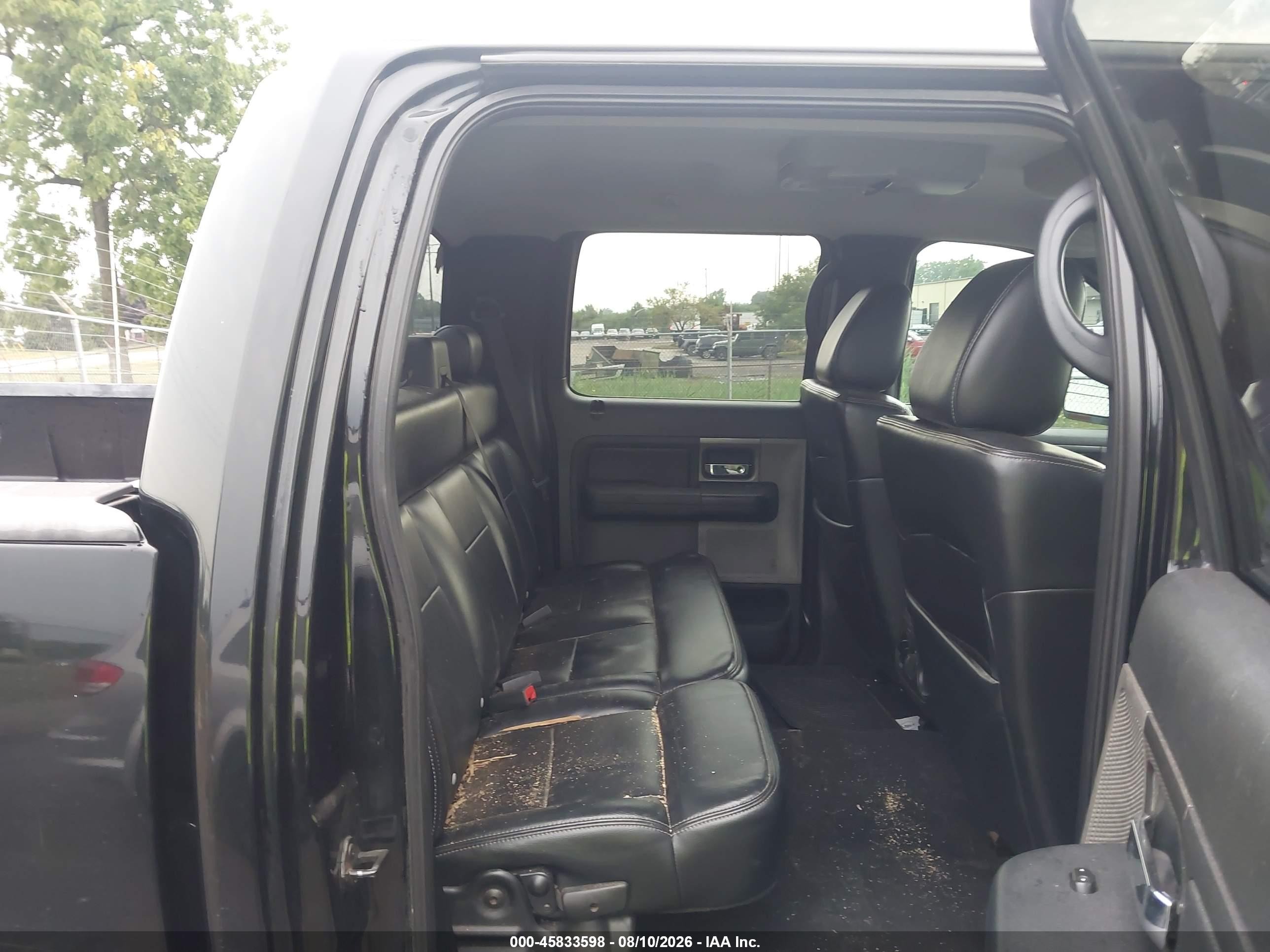 2006 Ford F-150 Fx4/lariat/xlt Black vin: 1FTPW14V06FA84139