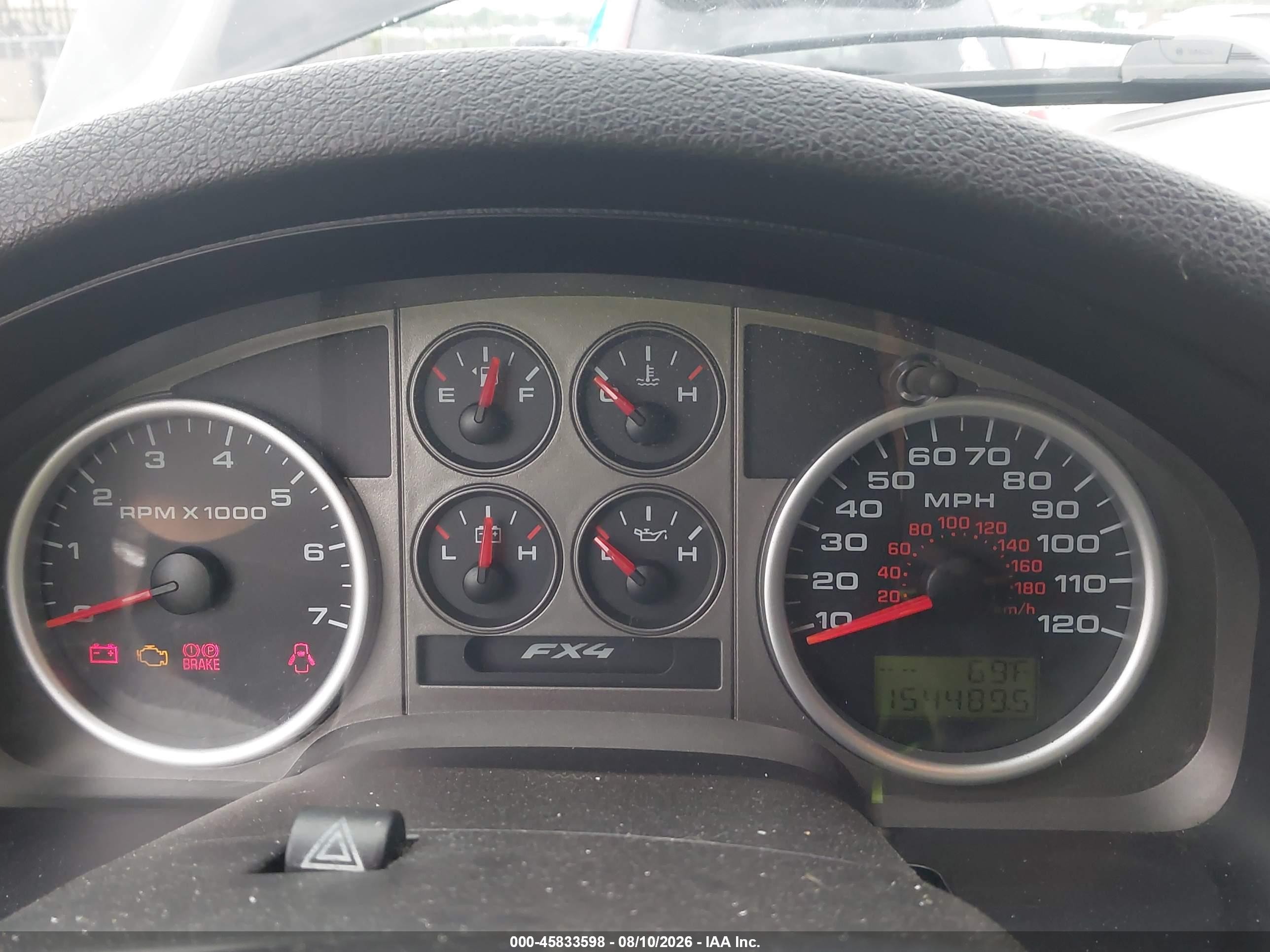 2006 Ford F-150 Fx4/lariat/xlt Black vin: 1FTPW14V06FA84139
