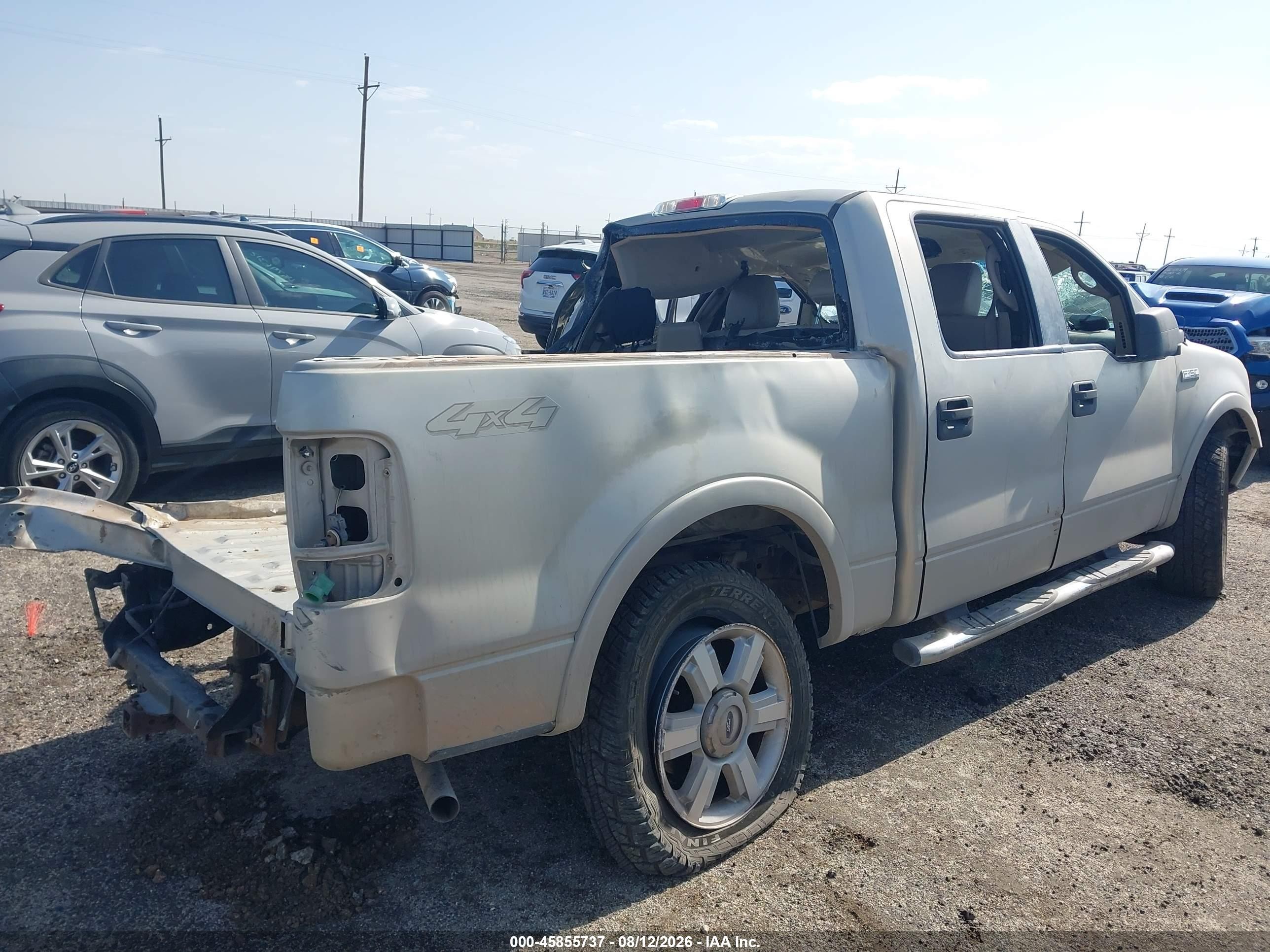 2006 Ford F-150 Fx4/lariat/xlt Beige vin: 1FTPW14V06FA92015