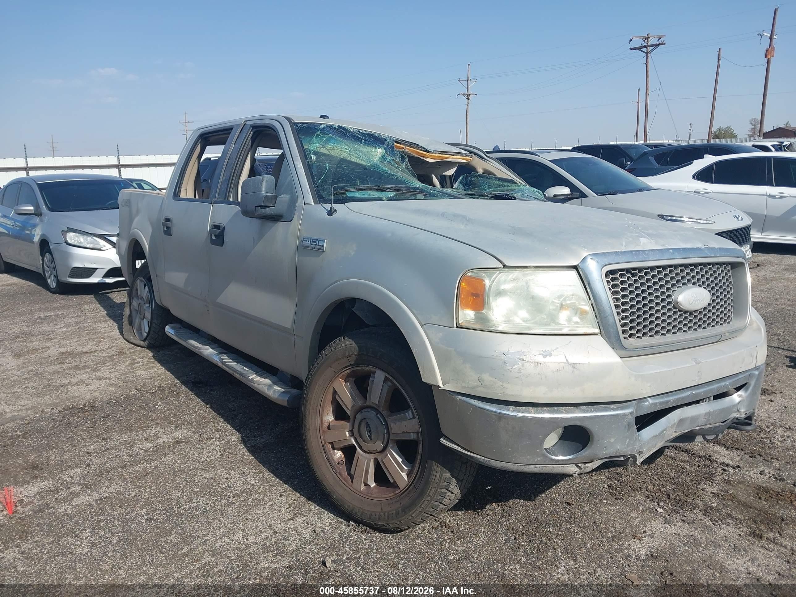 2006 Ford F-150 Fx4/lariat/xlt Beige vin: 1FTPW14V06FA92015