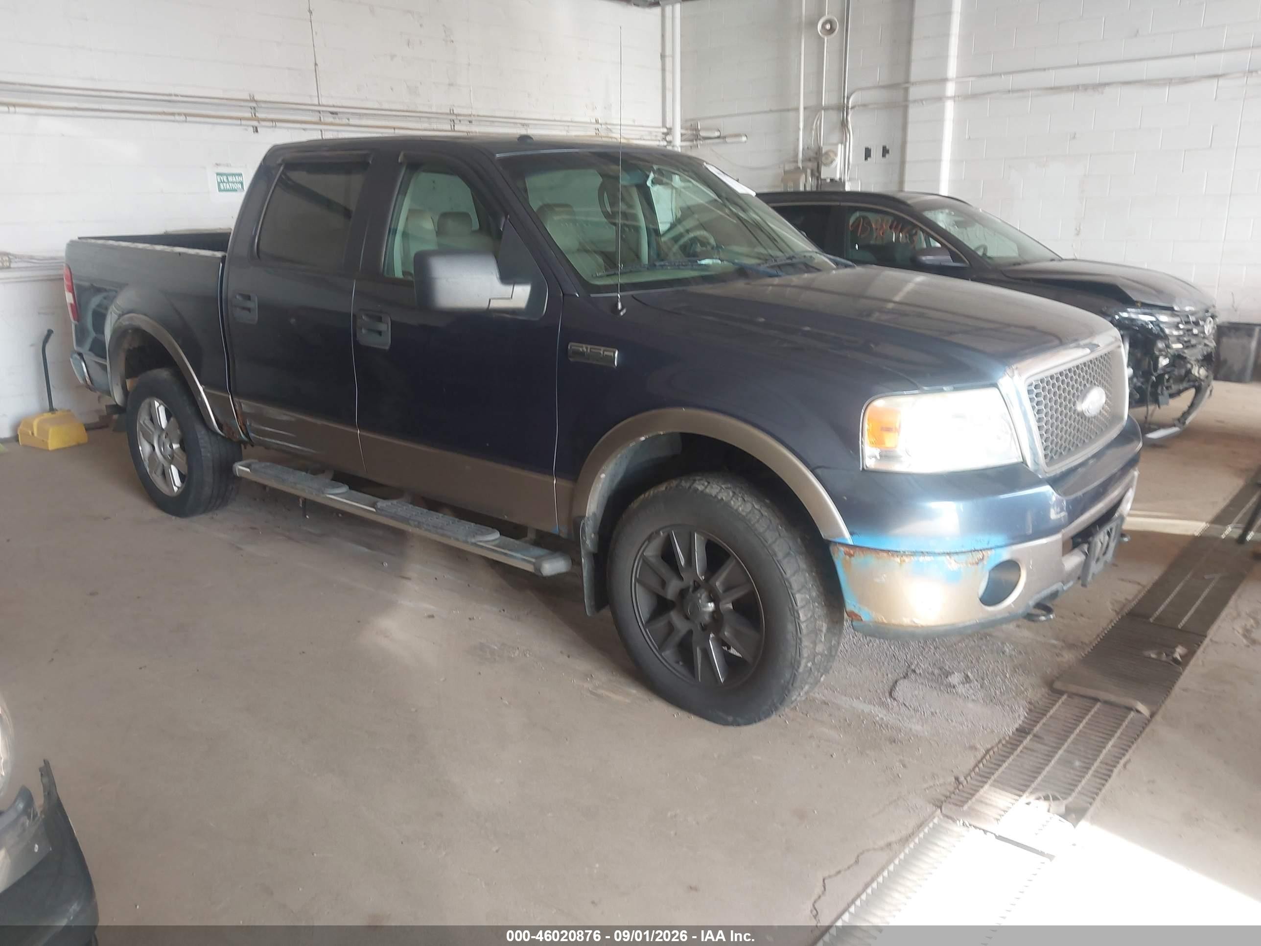 2006 Ford F-150 Fx4/lariat/xlt Синий vin: 1FTPW14V06FB68882