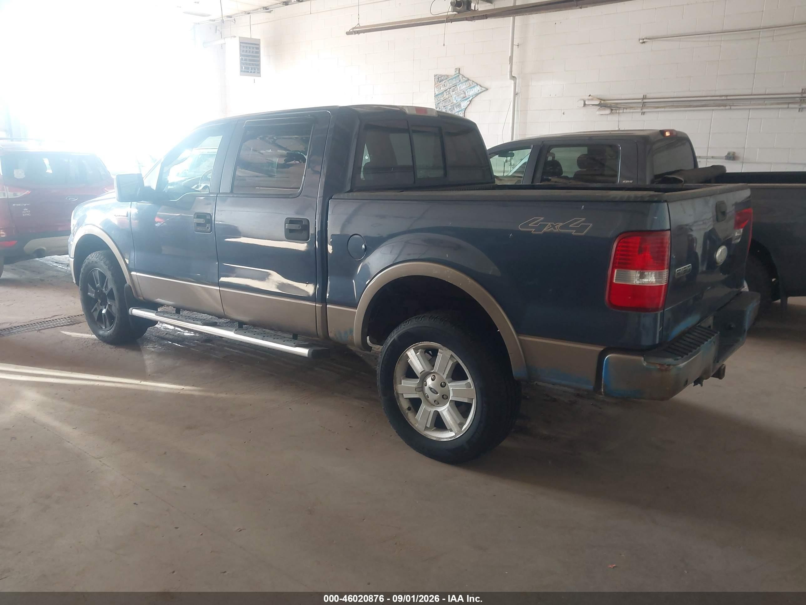 2006 Ford F-150 Fx4/lariat/xlt Blue vin: 1FTPW14V06FB68882