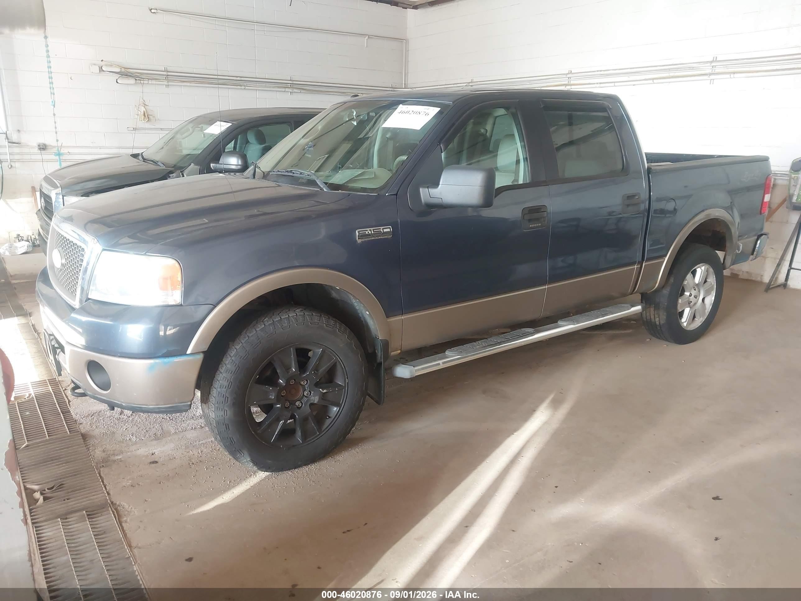 2006 Ford F-150 Fx4/lariat/xlt Blue vin: 1FTPW14V06FB68882