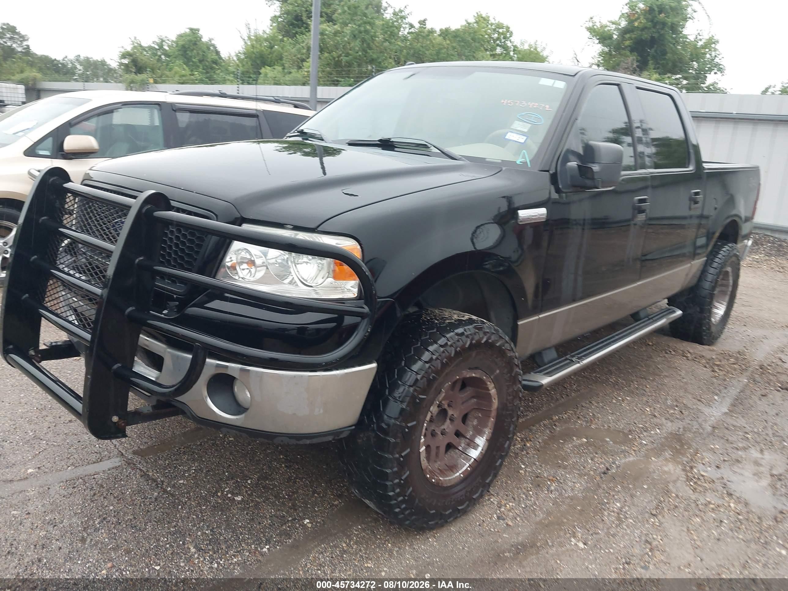 2006 Ford F-150 Fx4/lariat/xlt Black vin: 1FTPW14V06FB73628