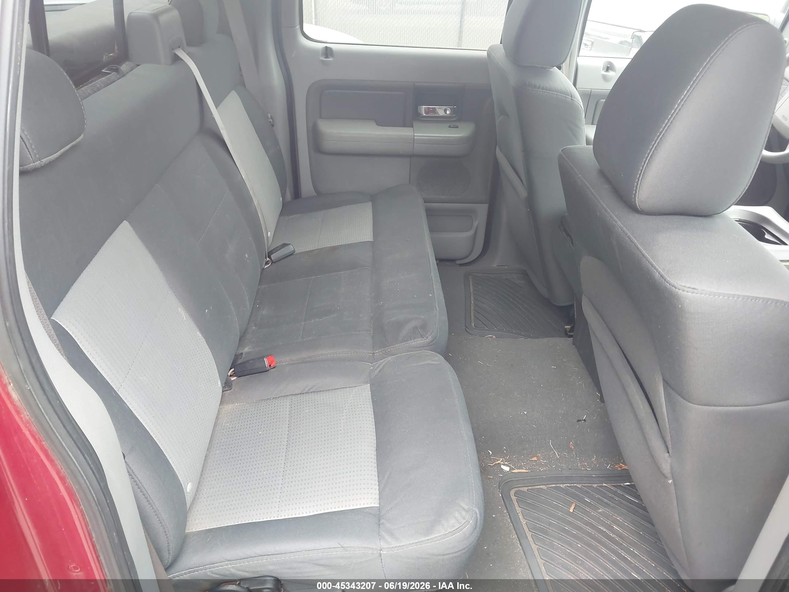 2007 Ford F-150 Fx4/lariat/xlt Red vin: 1FTPW14V07FA03352