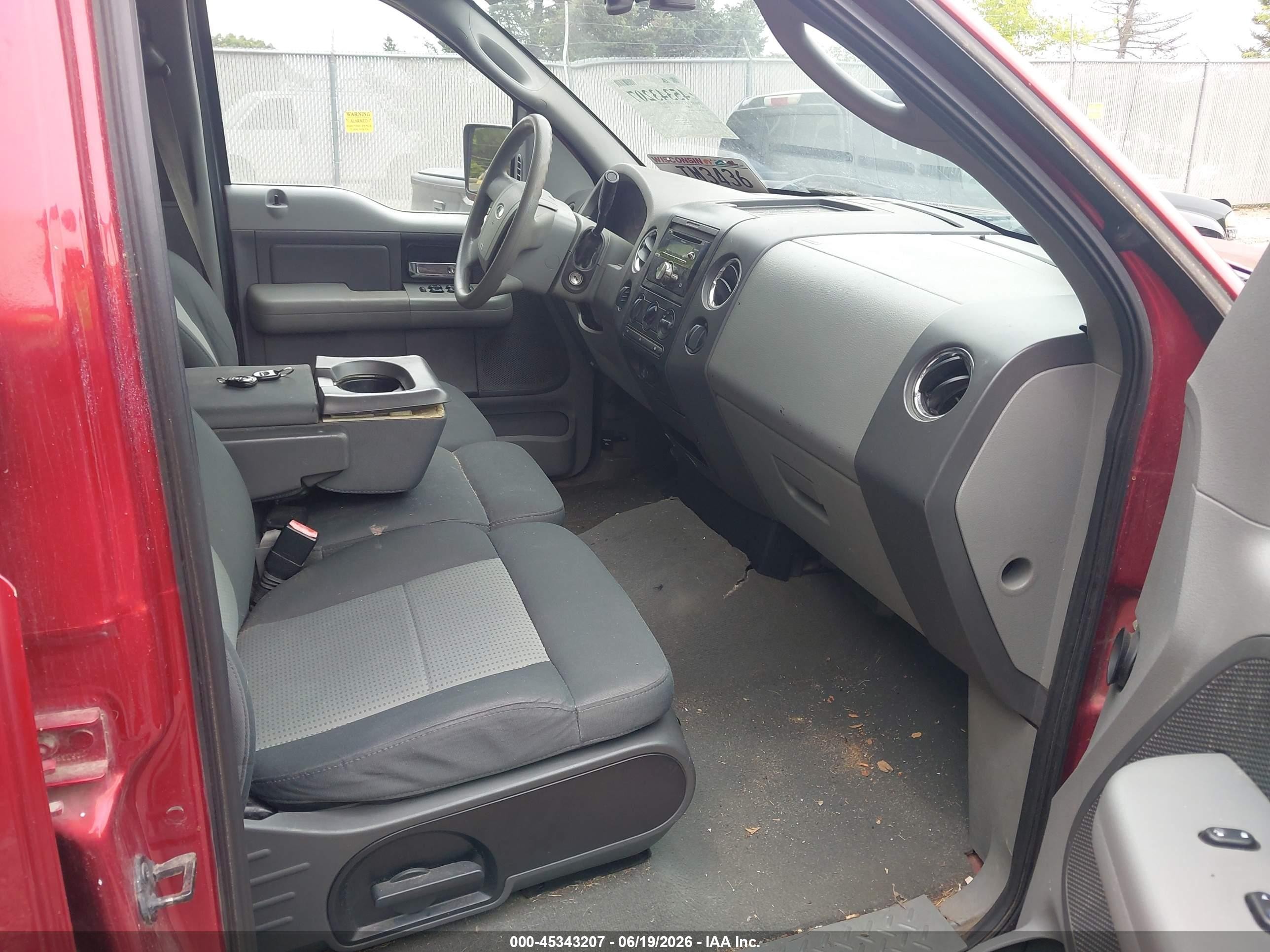 2007 Ford F-150 Fx4/lariat/xlt Red vin: 1FTPW14V07FA03352
