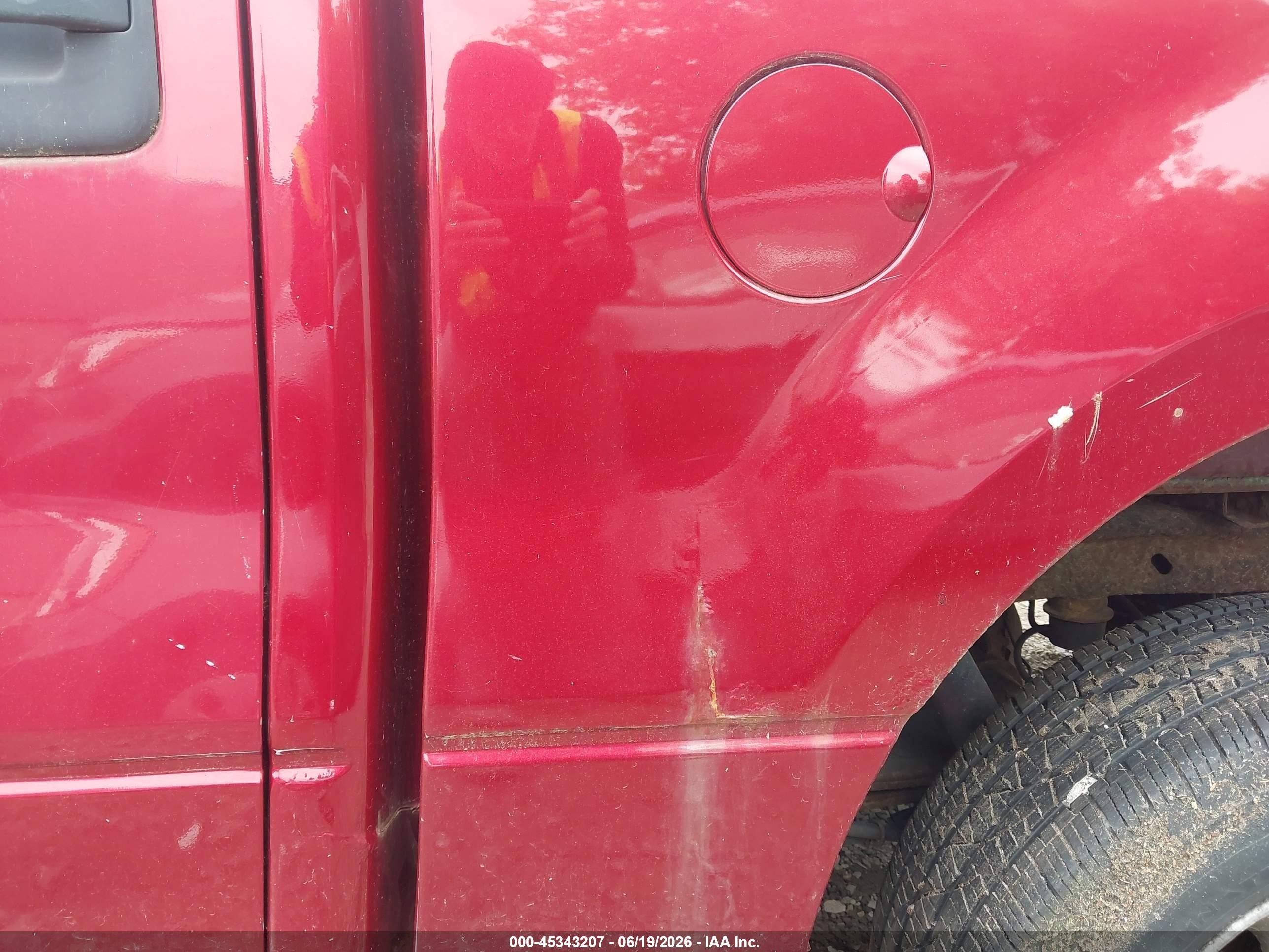2007 Ford F-150 Fx4/lariat/xlt Red vin: 1FTPW14V07FA03352