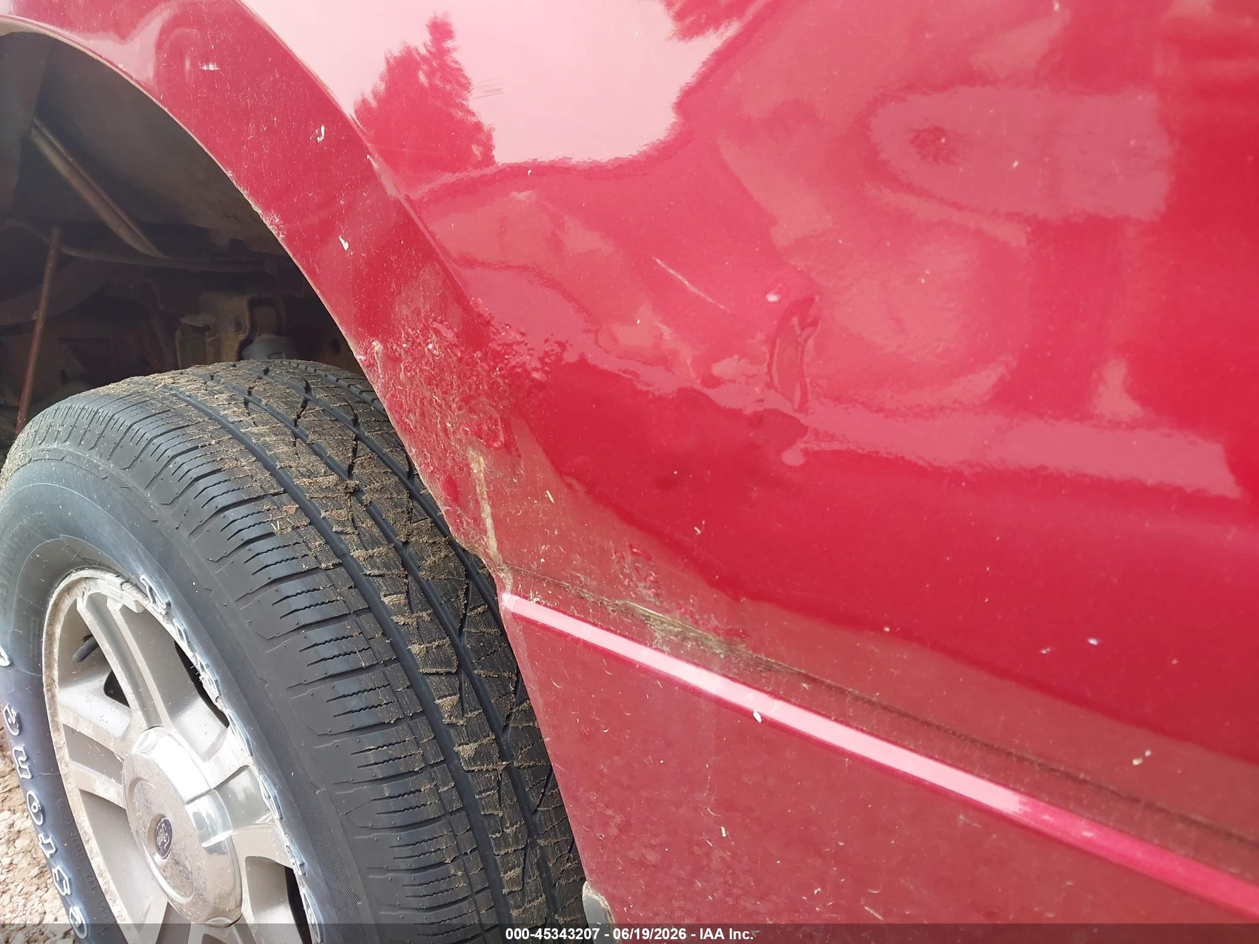 2007 Ford F-150 Fx4/lariat/xlt Red vin: 1FTPW14V07FA03352