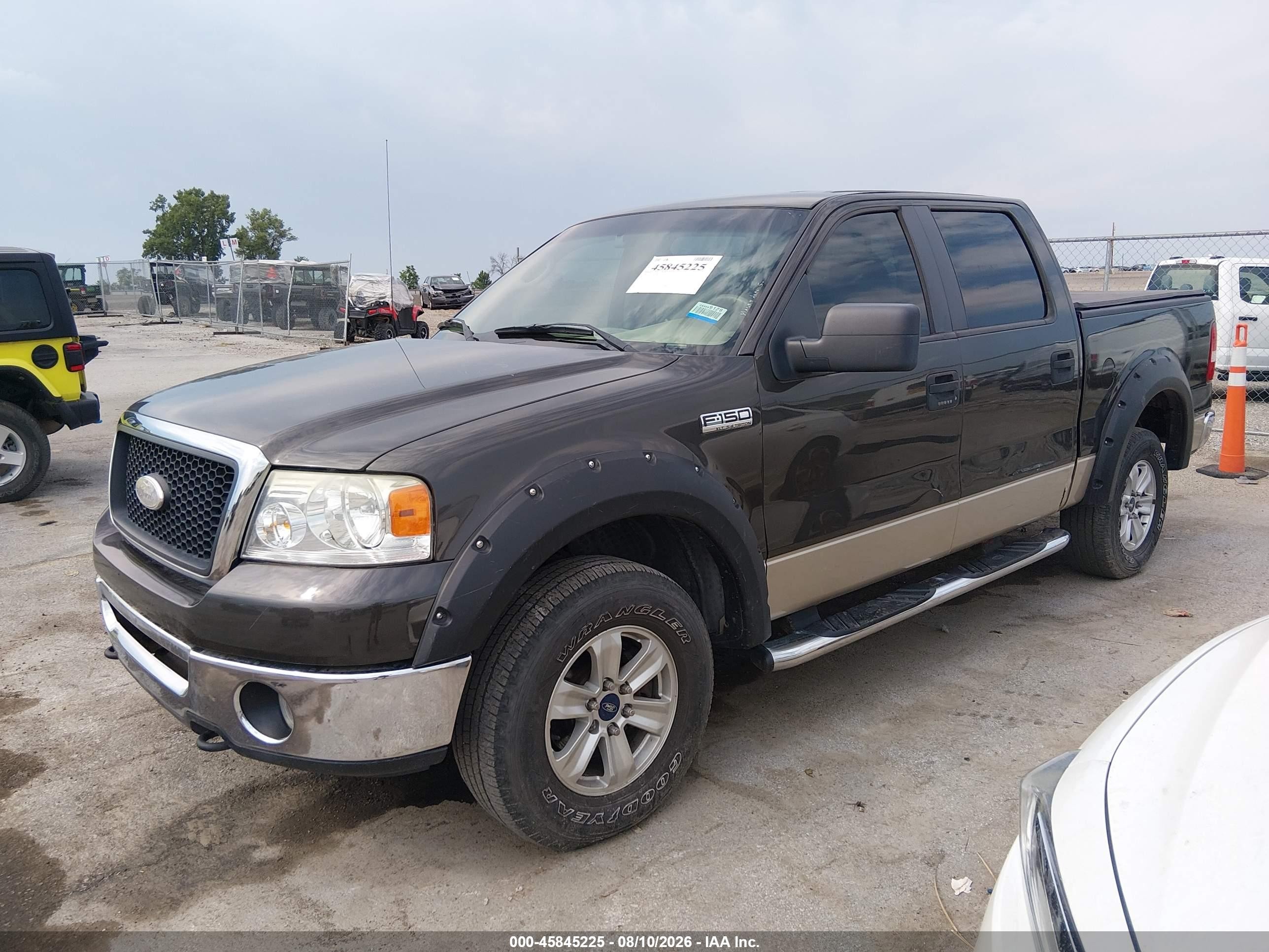 2007 Ford F-150 Fx4/lariat/xlt Серый vin: 1FTPW14V07FA21821