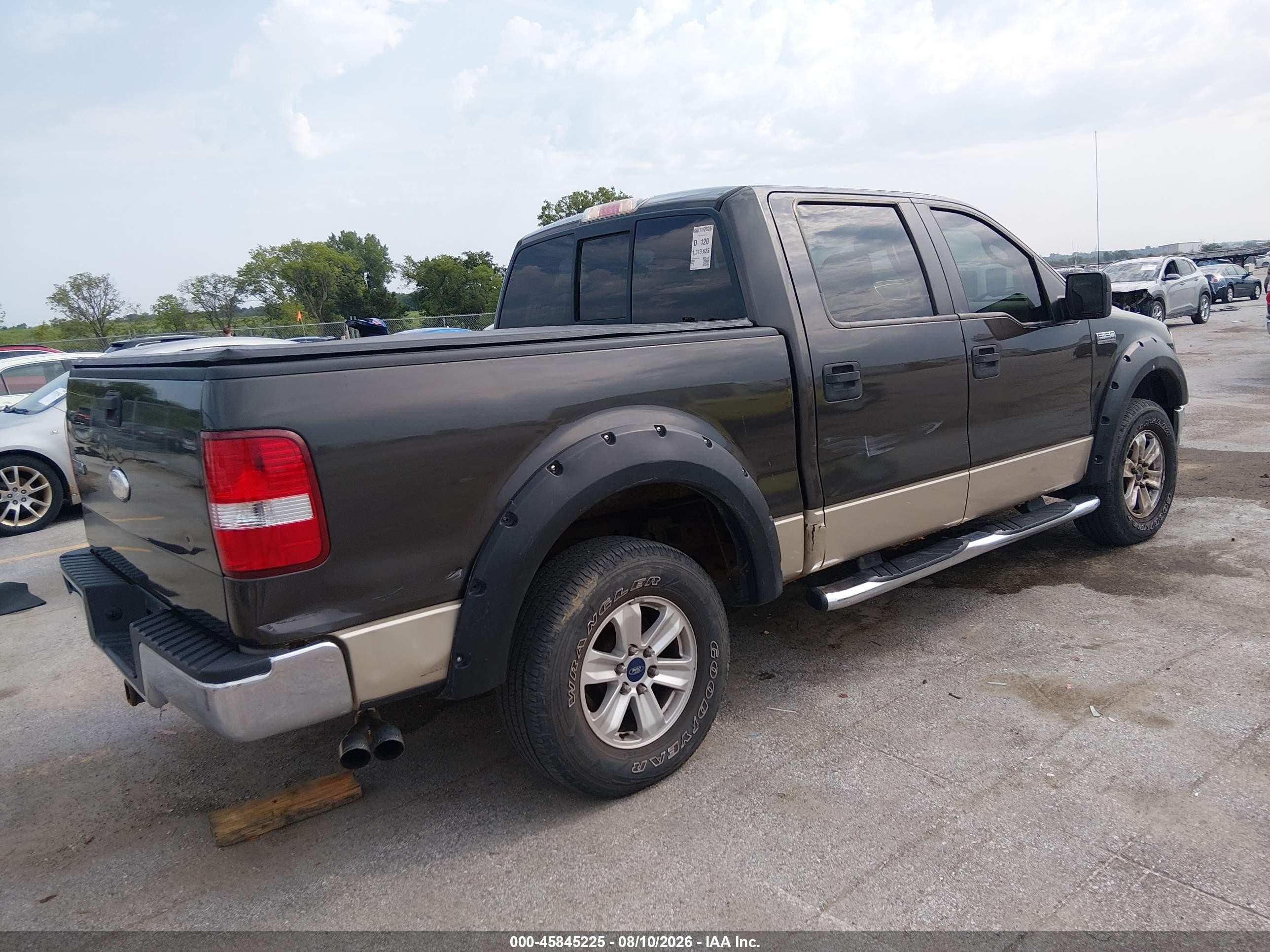 2007 Ford F-150 Fx4/lariat/xlt Серый vin: 1FTPW14V07FA21821