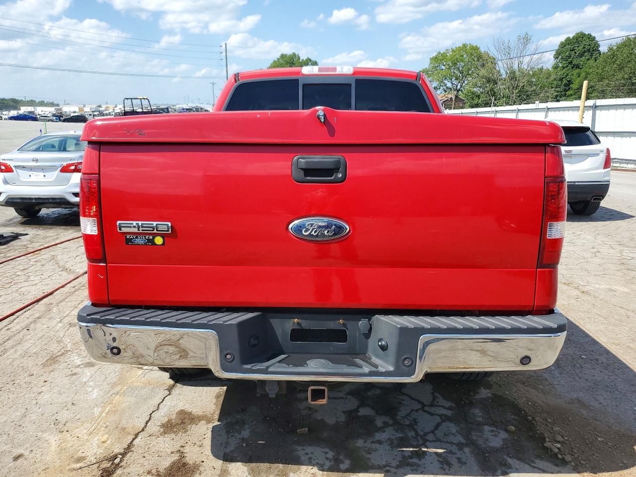 2007 Ford F150 Supercrew Красный vin: 1FTPW14V07FA69142
