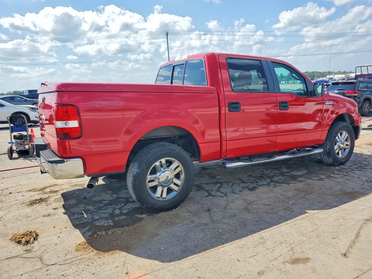 2007 Ford F150 Supercrew Красный vin: 1FTPW14V07FA69142