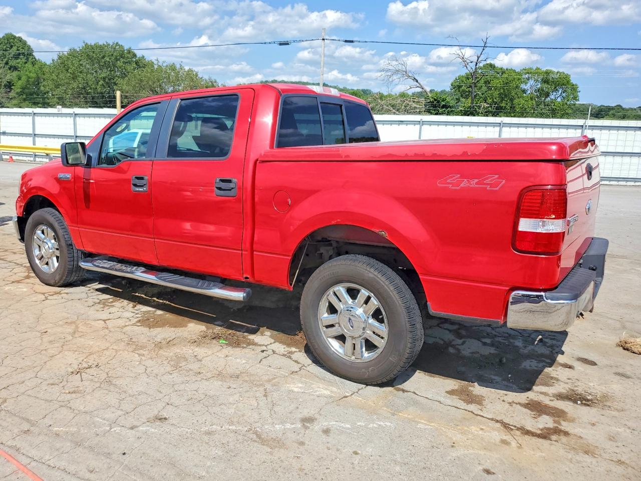 2007 Ford F150 Supercrew Красный vin: 1FTPW14V07FA69142