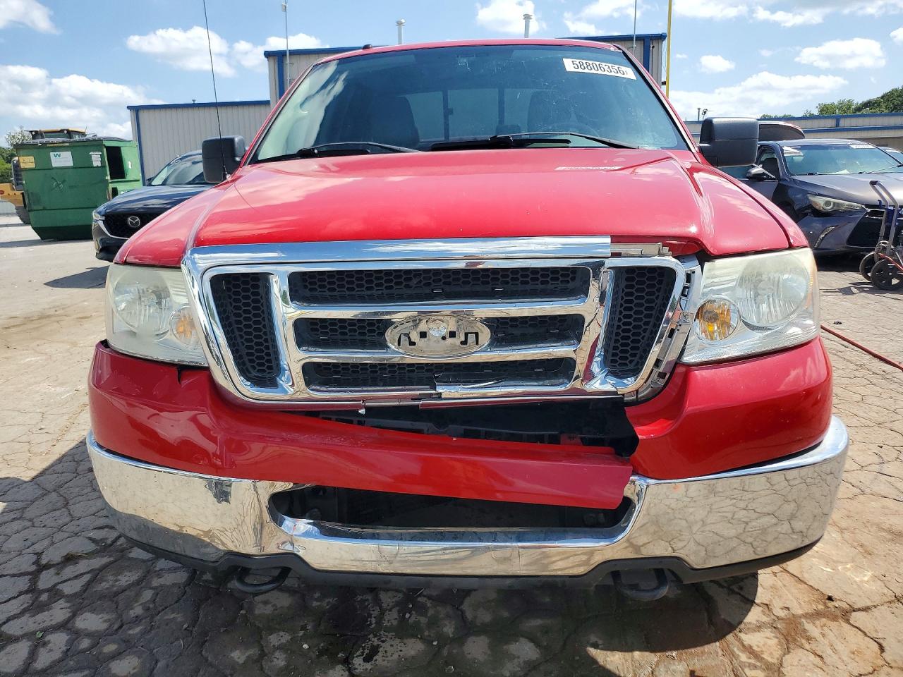 2007 Ford F150 Supercrew Красный vin: 1FTPW14V07FA69142
