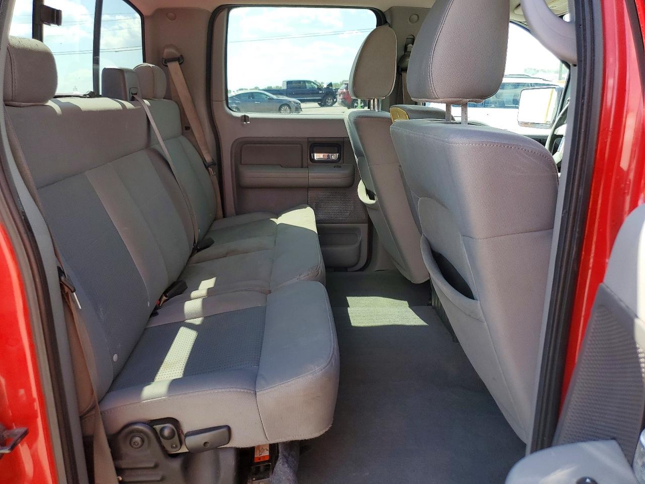 2007 Ford F150 Supercrew Красный vin: 1FTPW14V07FA69142