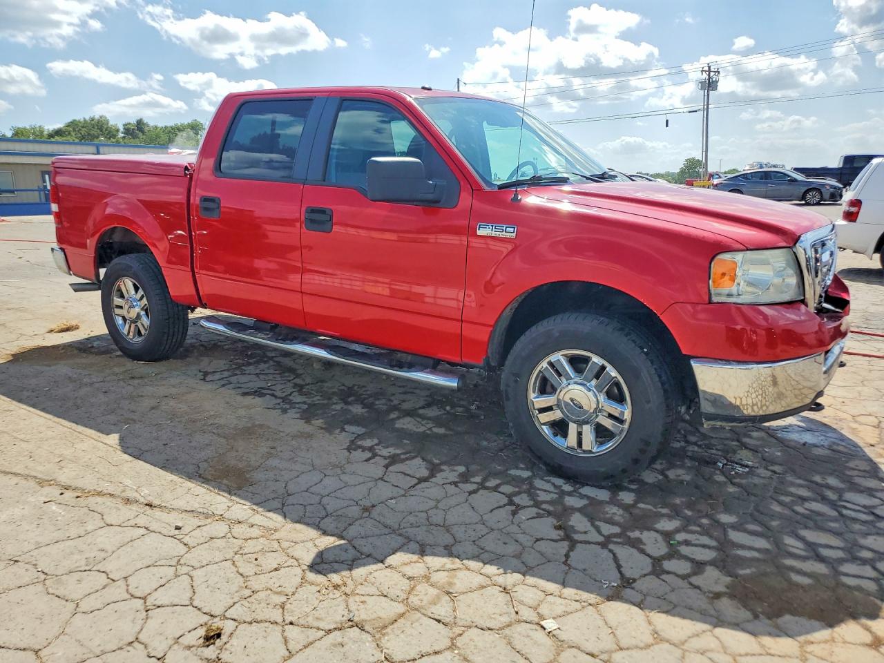 2007 Ford F150 Supercrew Красный vin: 1FTPW14V07FA69142