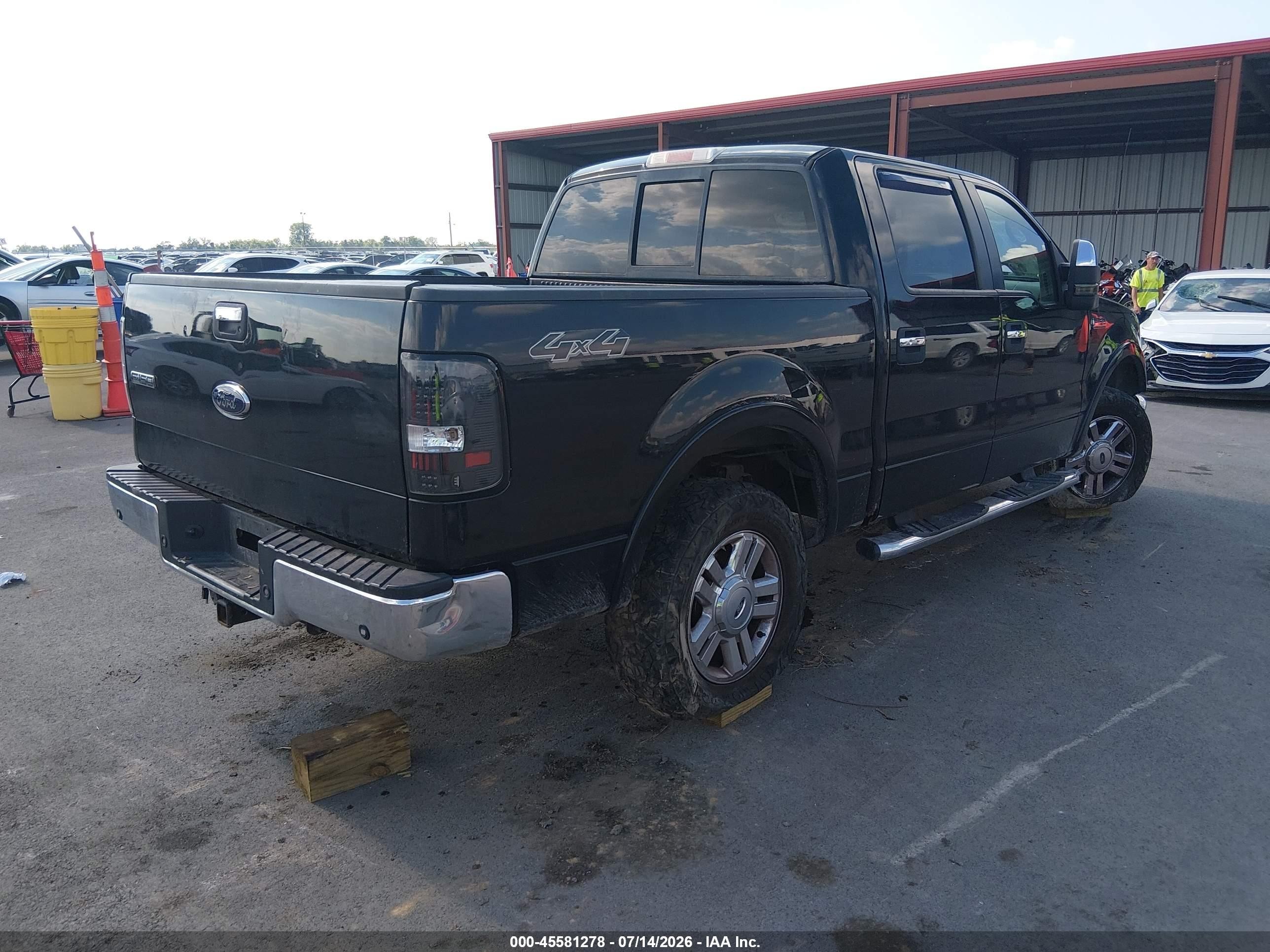 2007 Ford F-150 Fx4/lariat/xlt Черный vin: 1FTPW14V07FA71876