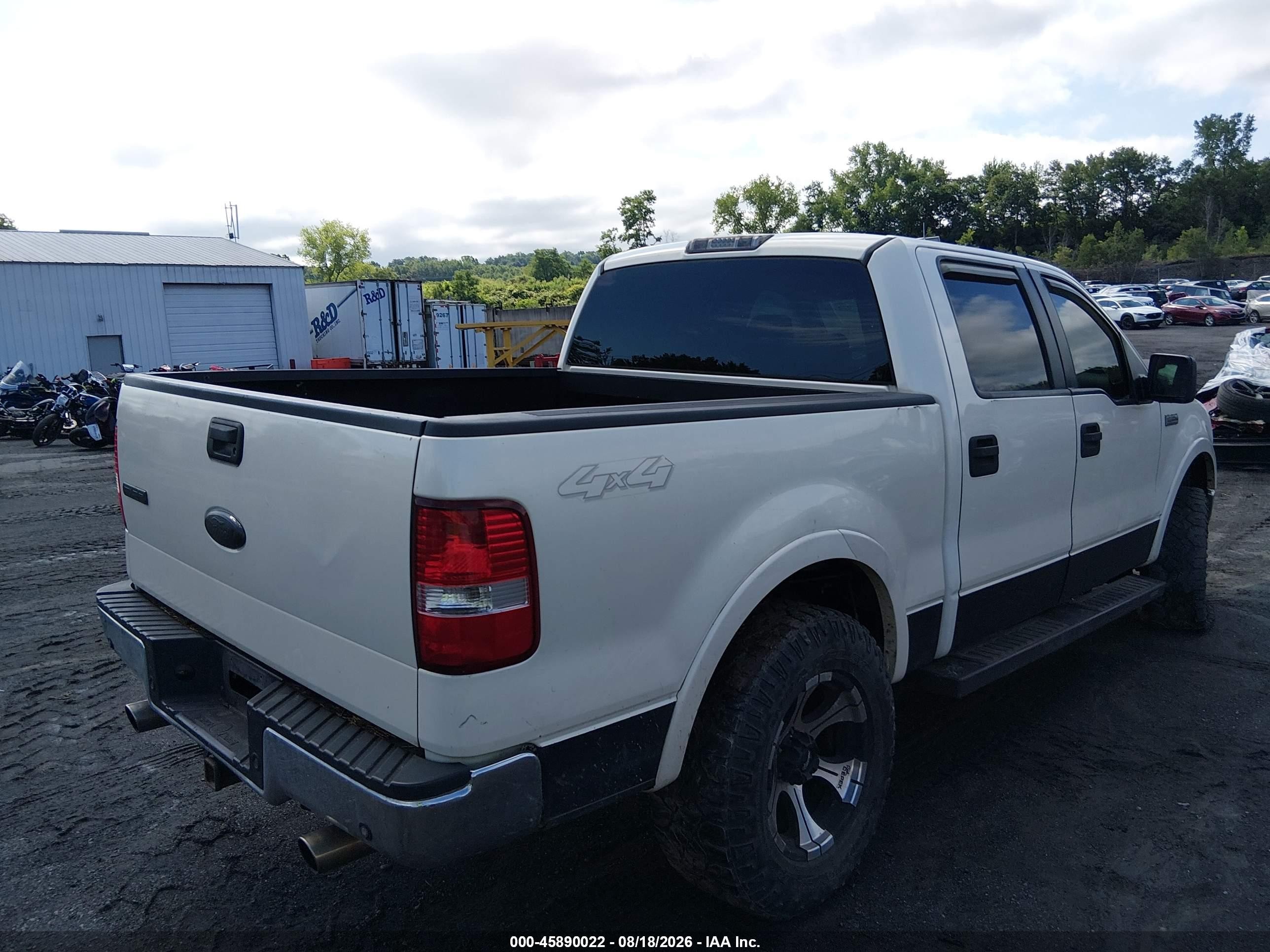 2007 Ford F-150 Fx4/lariat/xlt White vin: 1FTPW14V07FA80237