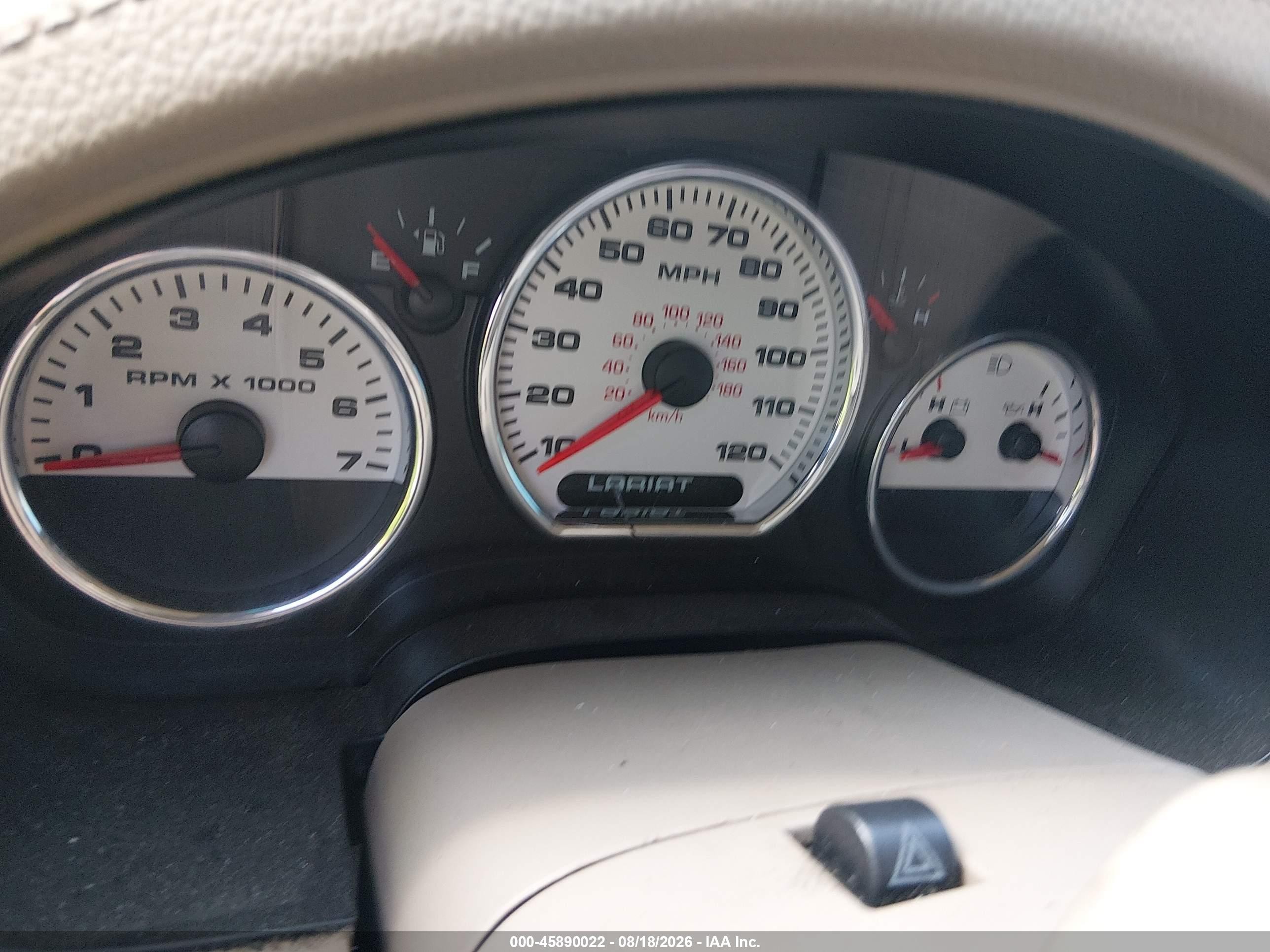 2007 Ford F-150 Fx4/lariat/xlt White vin: 1FTPW14V07FA80237