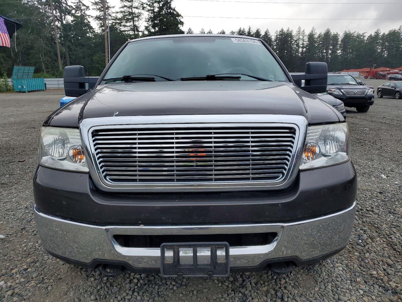 2007 Ford F150 Supercrew Gray vin: 1FTPW14V07FB33888