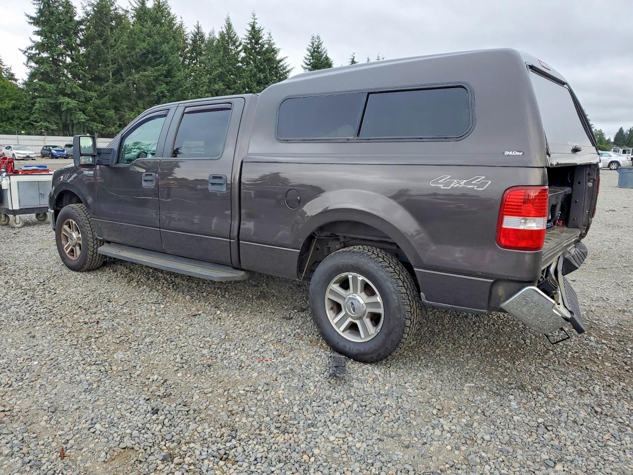 2007 Ford F150 Supercrew Gray vin: 1FTPW14V07FB33888