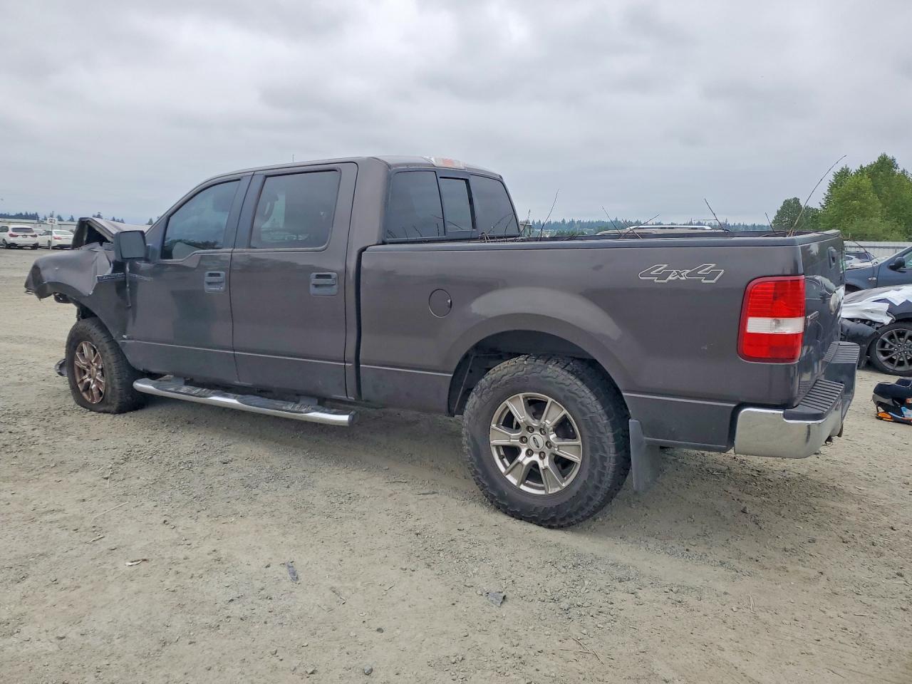 2007 Ford F150 Gray vin: 1FTPW14V07FB79043