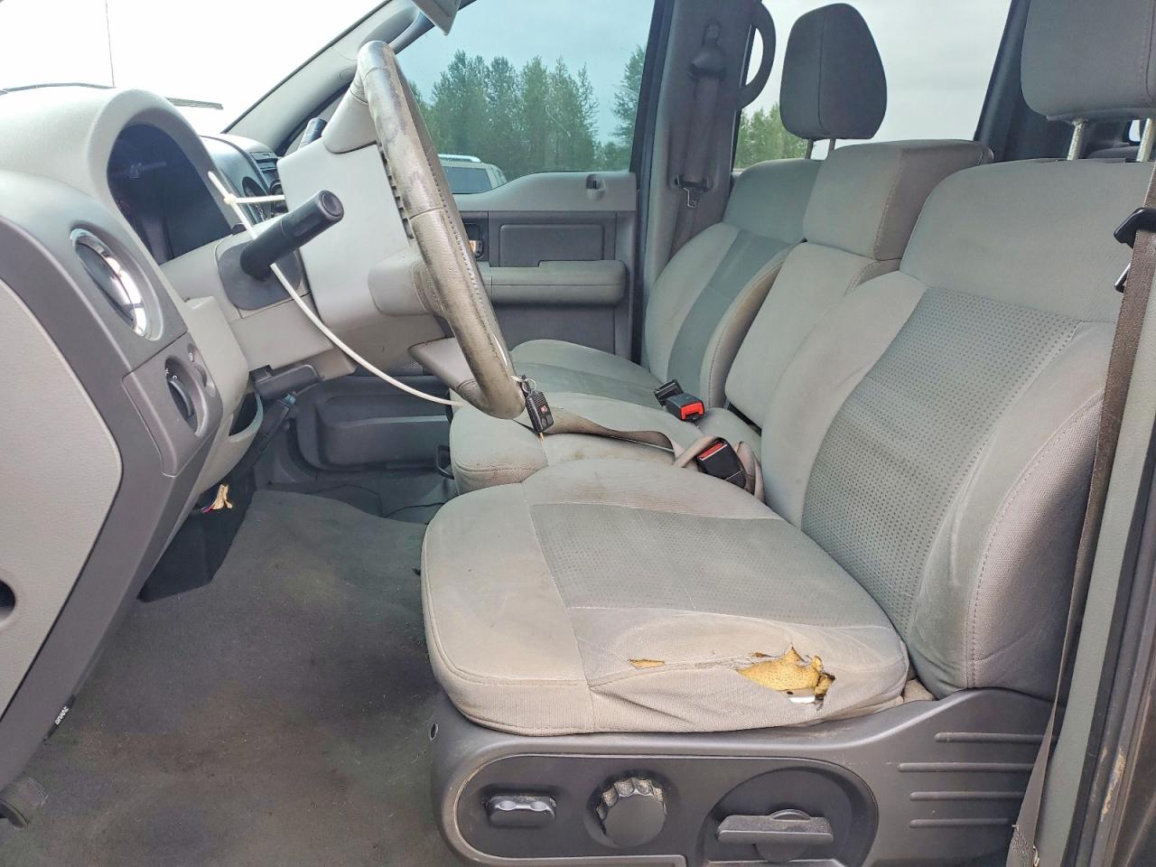 2007 Ford F150 Gray vin: 1FTPW14V07FB79043
