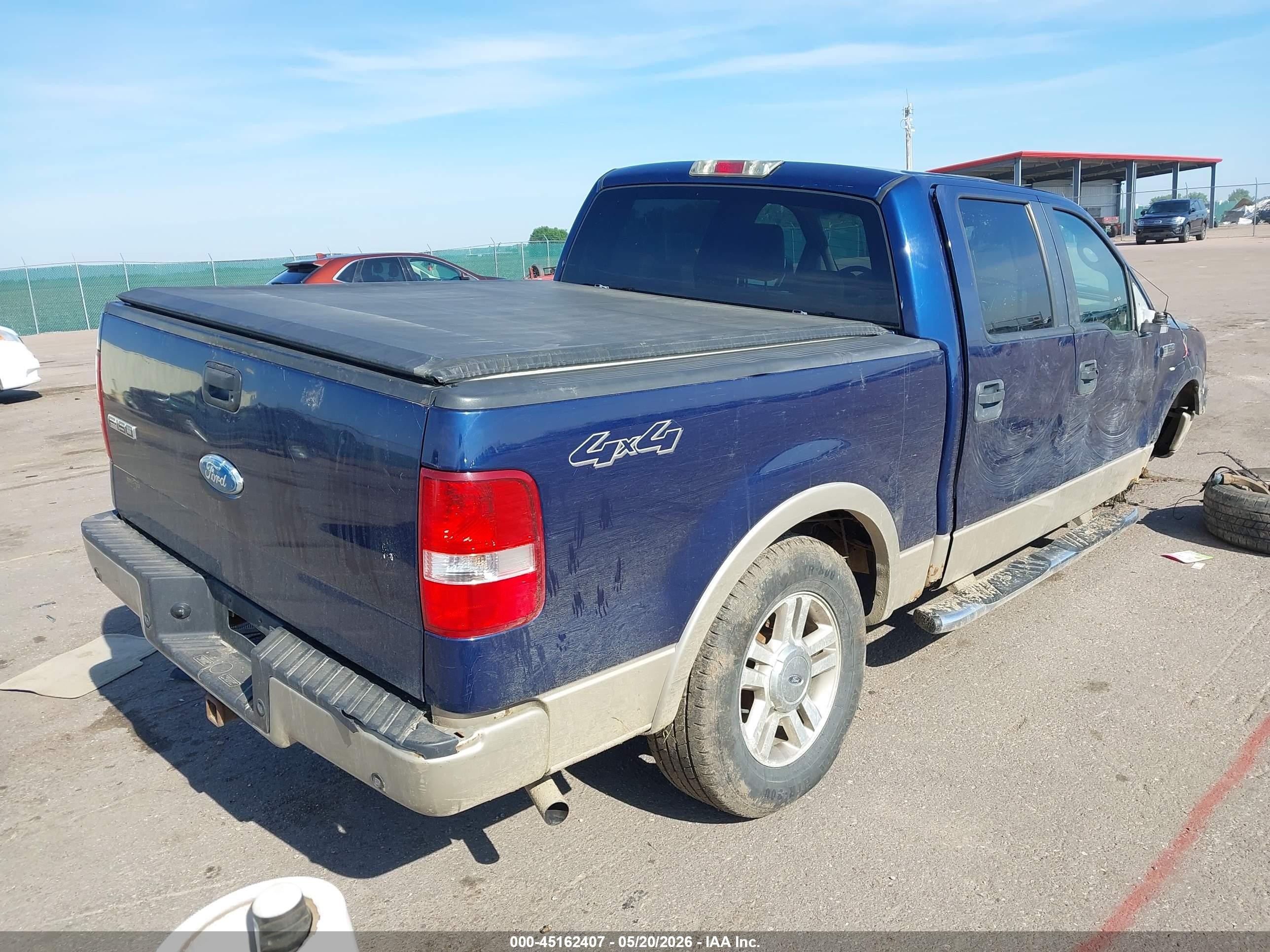 2007 Ford F-150 Fx4/lariat/xlt Blue vin: 1FTPW14V07KC24330
