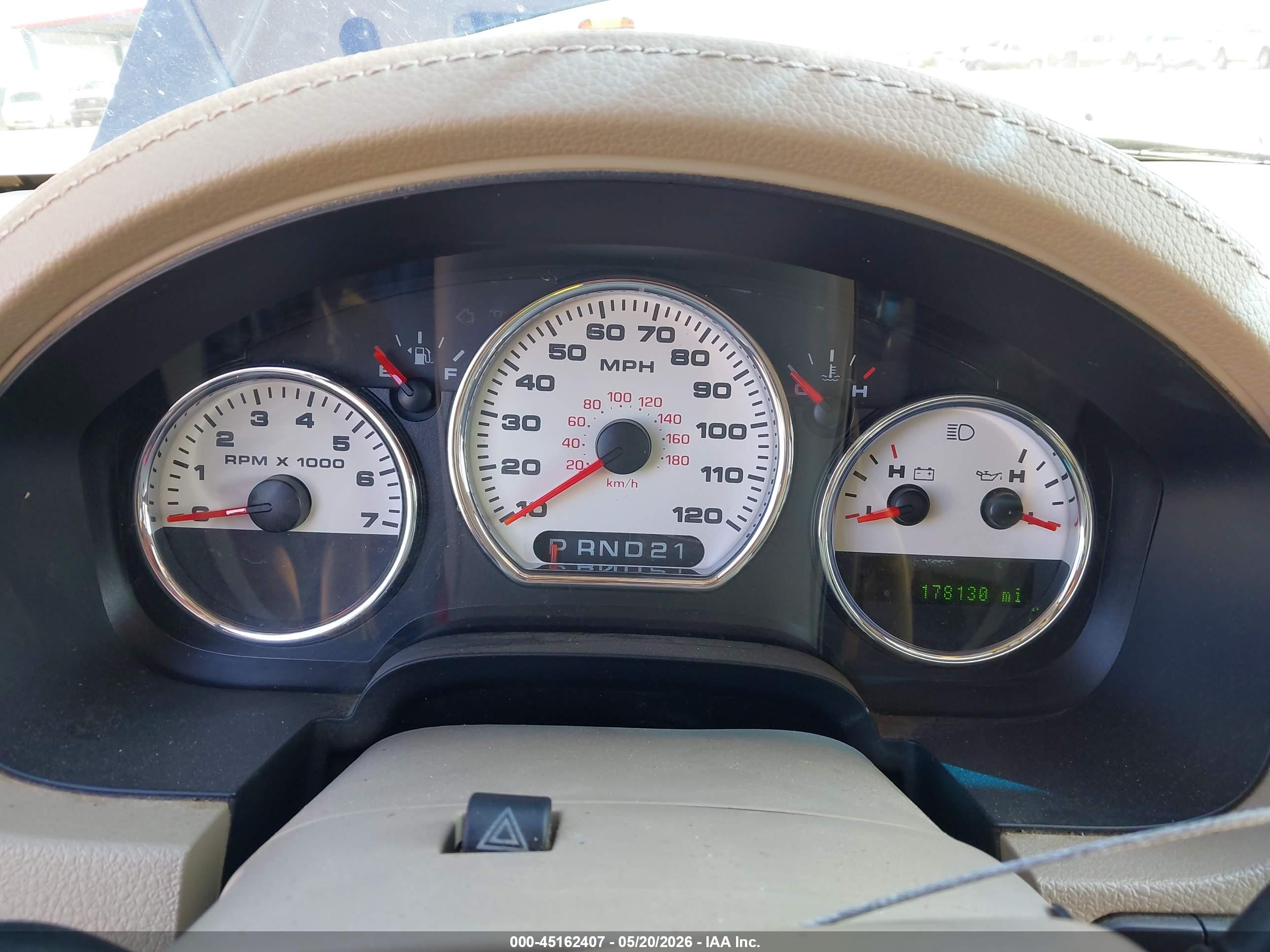 2007 Ford F-150 Fx4/lariat/xlt Blue vin: 1FTPW14V07KC24330