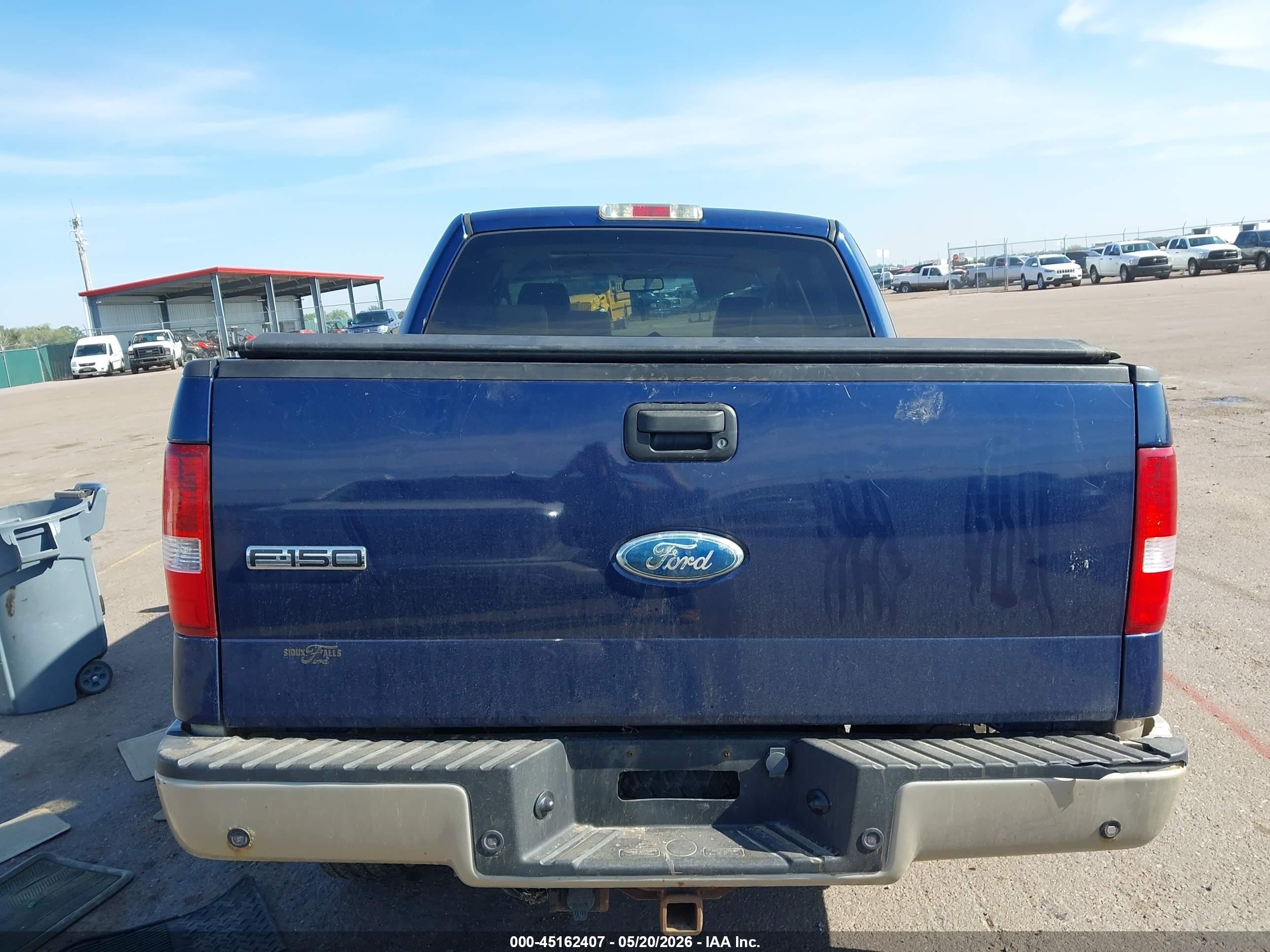 2007 Ford F-150 Fx4/lariat/xlt Blue vin: 1FTPW14V07KC24330