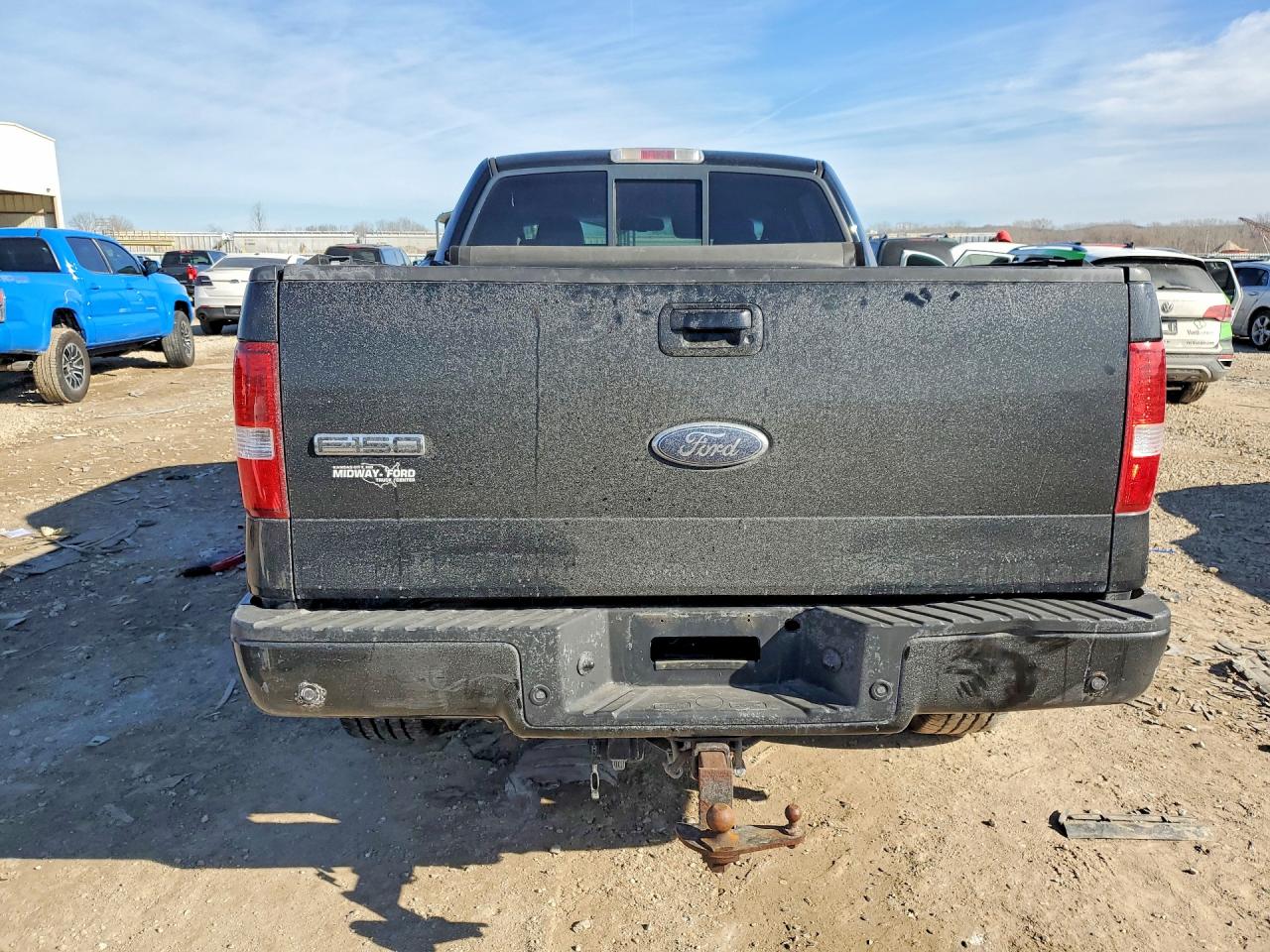 2007 Ford F150 Supercrew Black vin: 1FTPW14V07KC84804