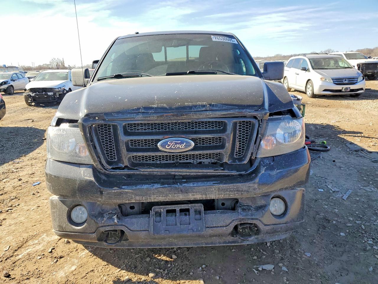 2007 Ford F150 Supercrew Black vin: 1FTPW14V07KC84804