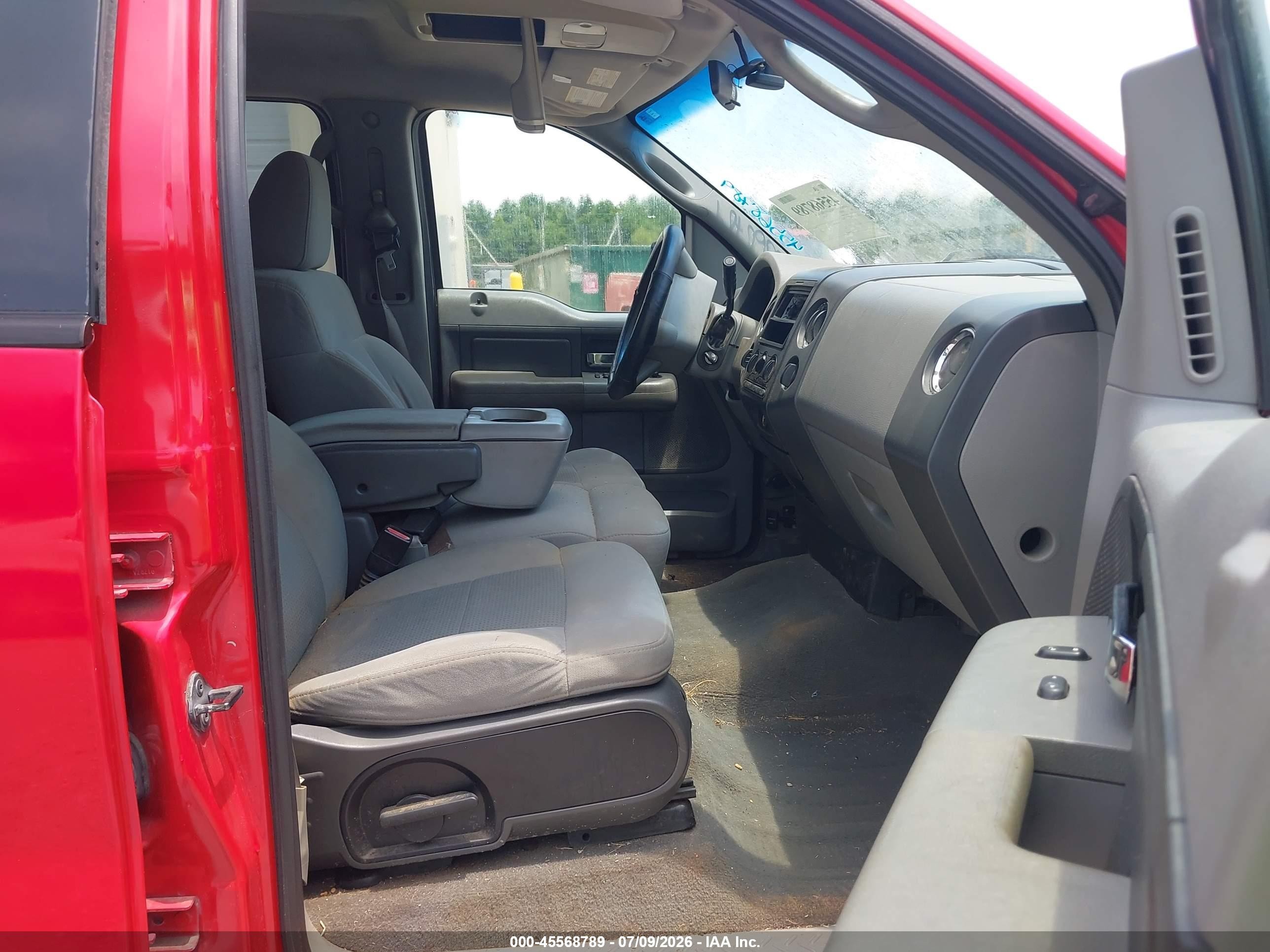 2007 Ford F-150 Fx4/lariat/xlt Red vin: 1FTPW14V07KC85466