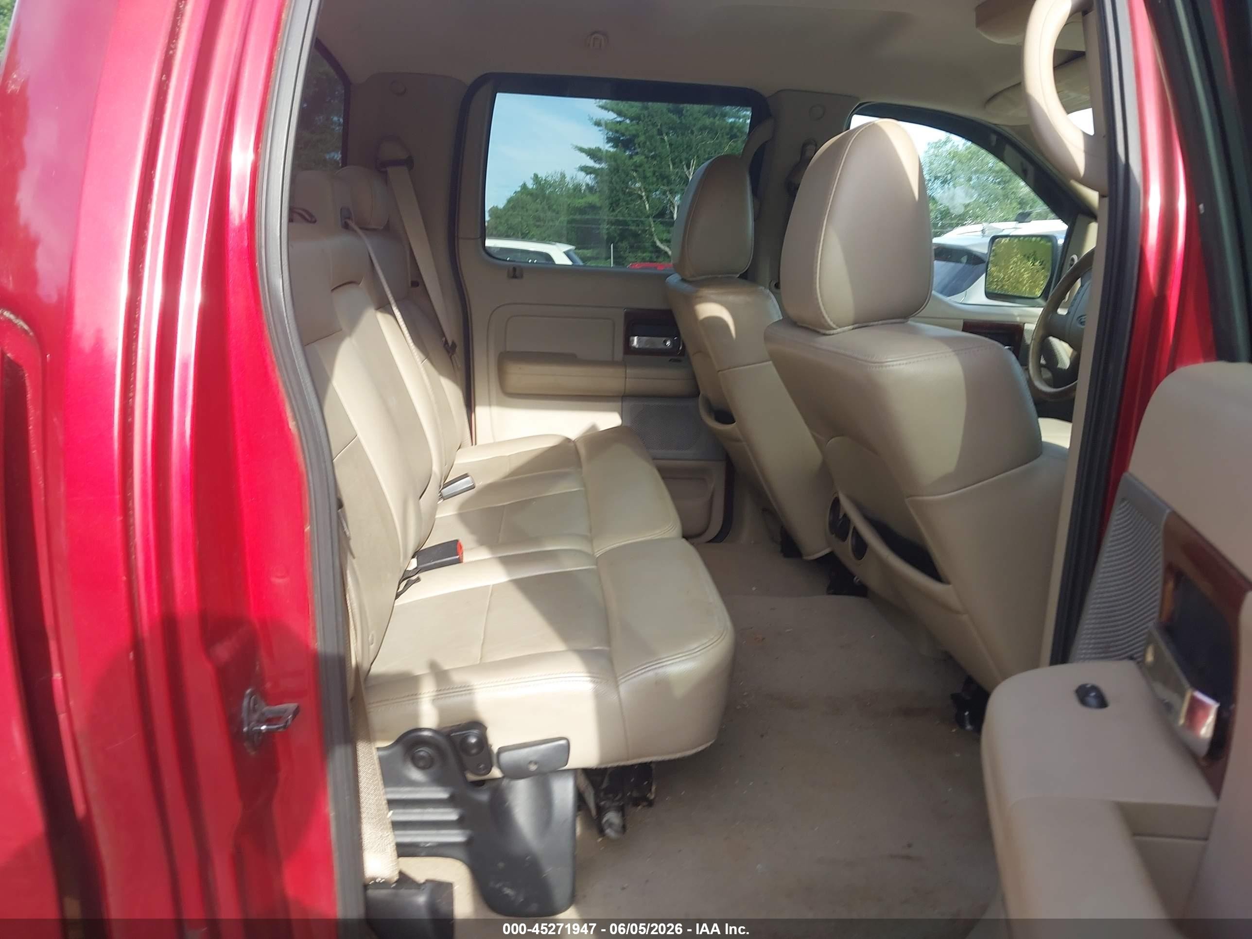 2007 Ford F-150 Fx4/lariat/xlt Red vin: 1FTPW14V07KC88447