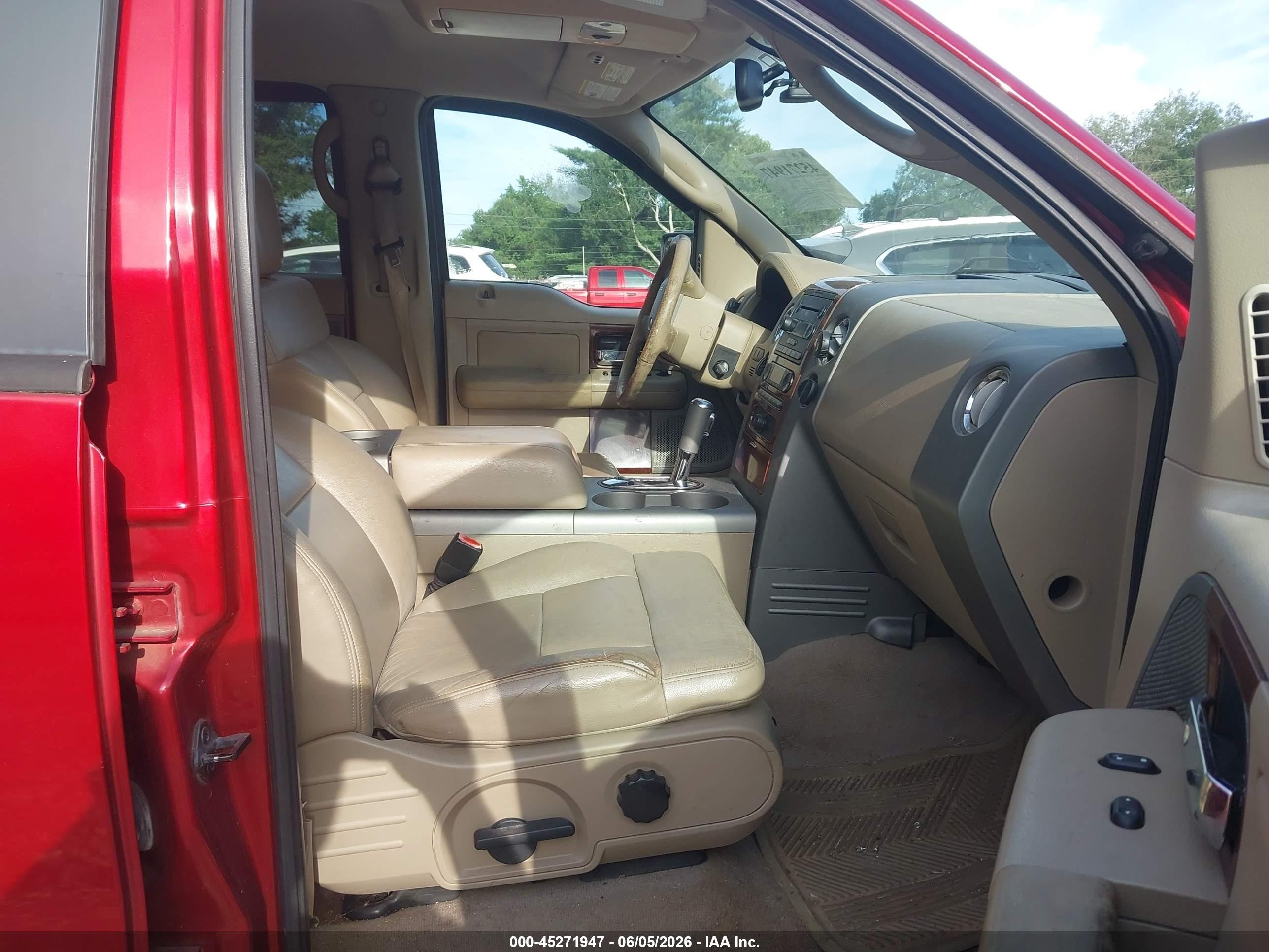 2007 Ford F-150 Fx4/lariat/xlt Red vin: 1FTPW14V07KC88447