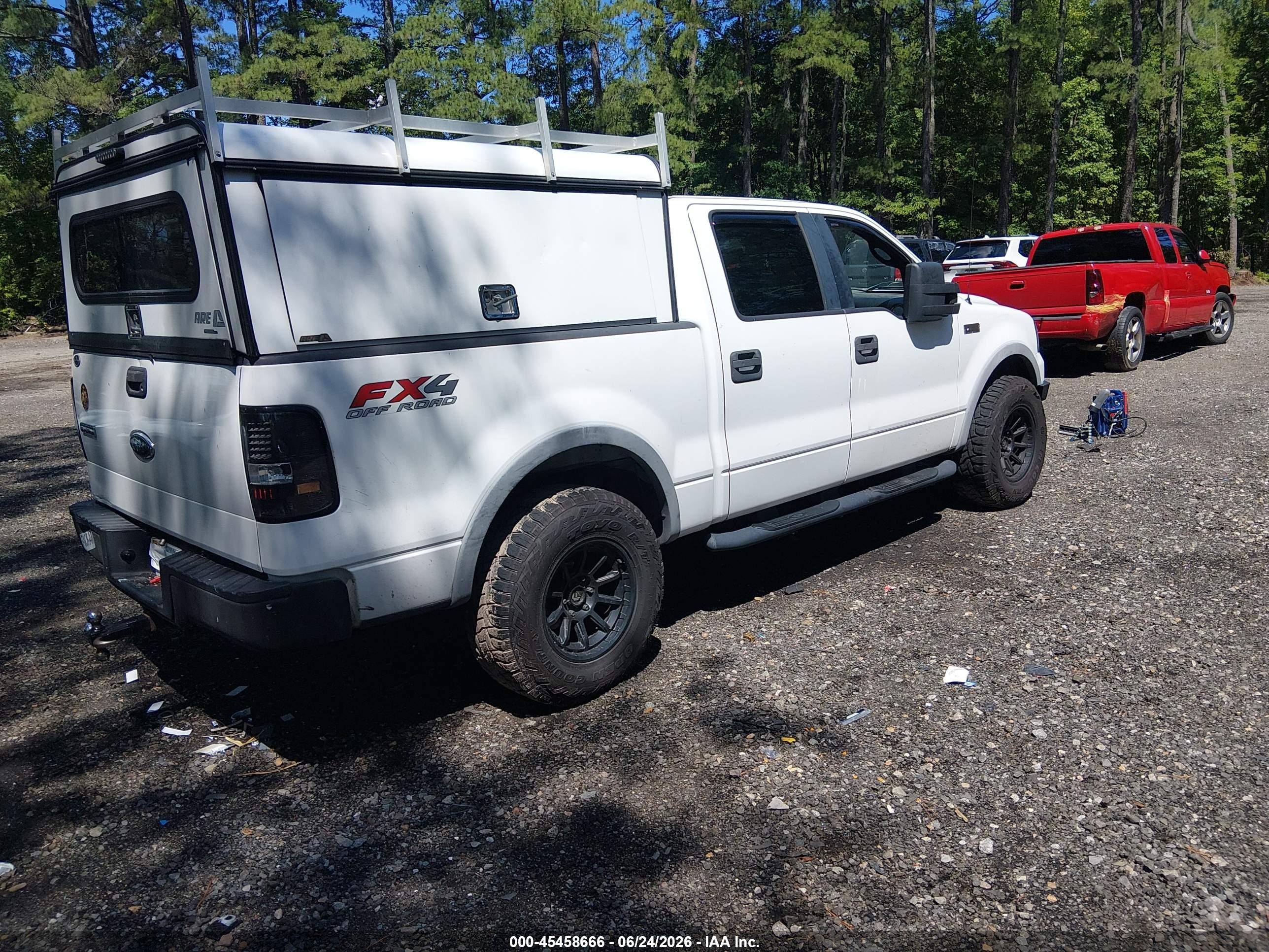 2008 Ford F-150 60th Anniversary/fx4/king Ranch/lariat/xlt White vin: 1FTPW14V08FA09959