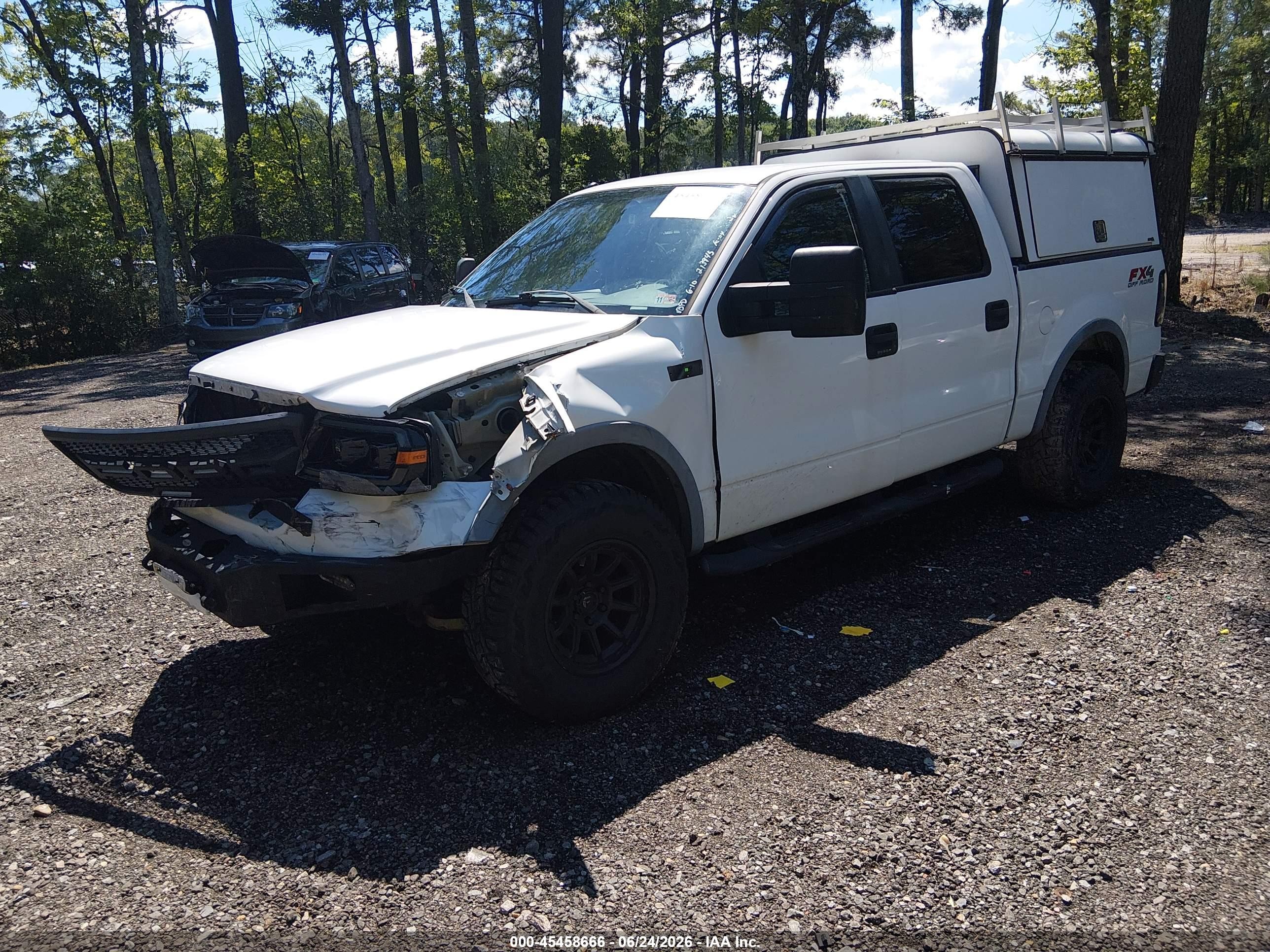 2008 Ford F-150 60th Anniversary/fx4/king Ranch/lariat/xlt White vin: 1FTPW14V08FA09959