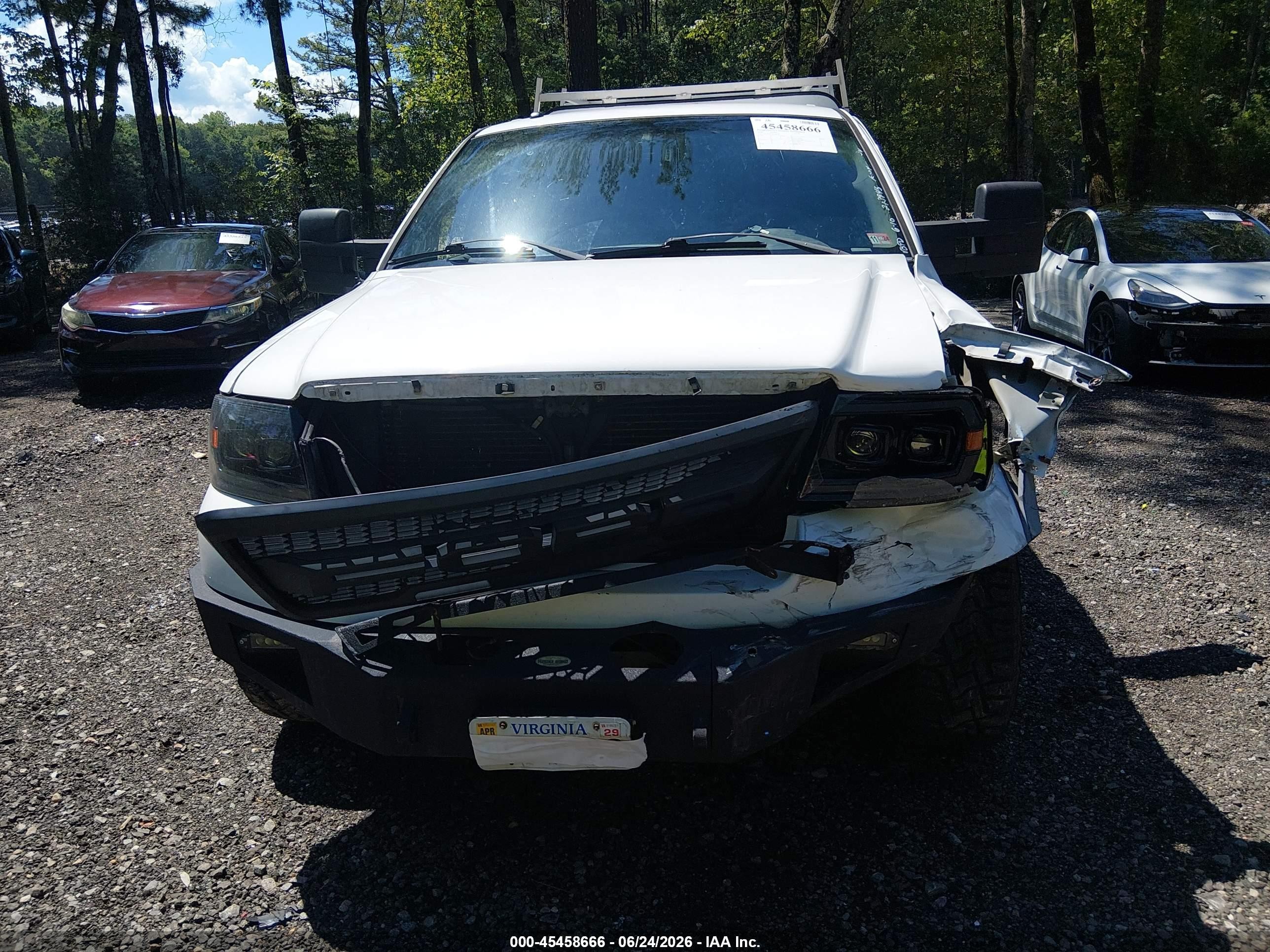 2008 Ford F-150 60th Anniversary/fx4/king Ranch/lariat/xlt White vin: 1FTPW14V08FA09959