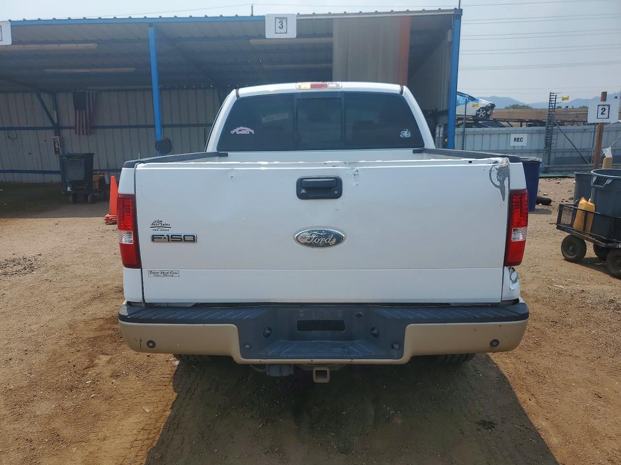 2008 Ford F150 Supercrew White vin: 1FTPW14V08FA17348