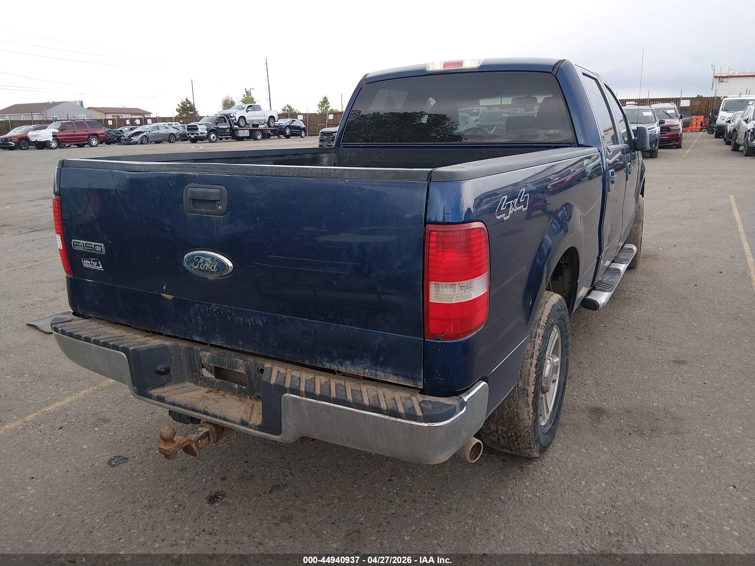 2008 Ford F-150 60th Anniversary/fx4/king Ranch/lariat/xlt Blue vin: 1FTPW14V08FA28611