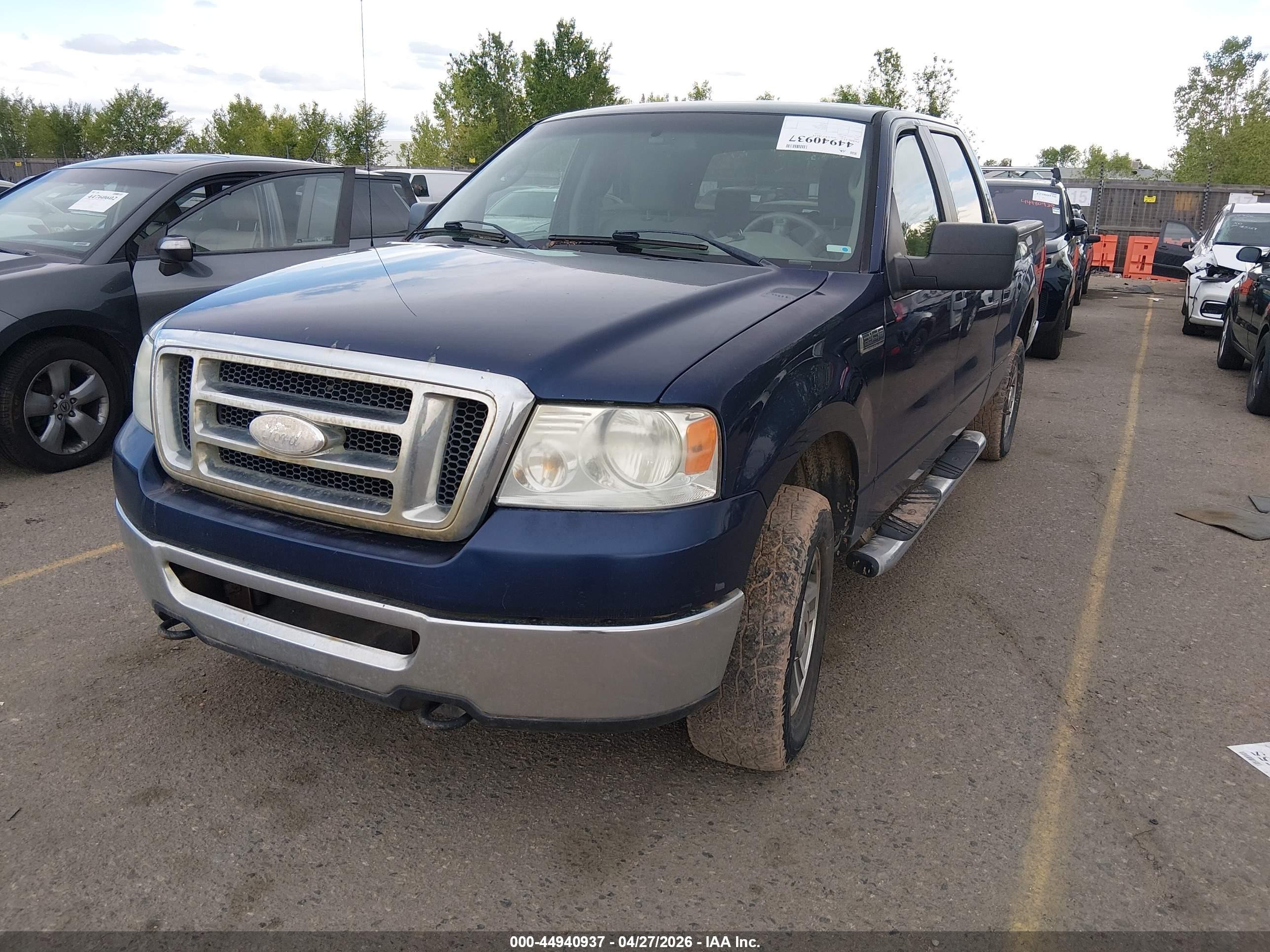 2008 Ford F-150 60th Anniversary/fx4/king Ranch/lariat/xlt Blue vin: 1FTPW14V08FA28611
