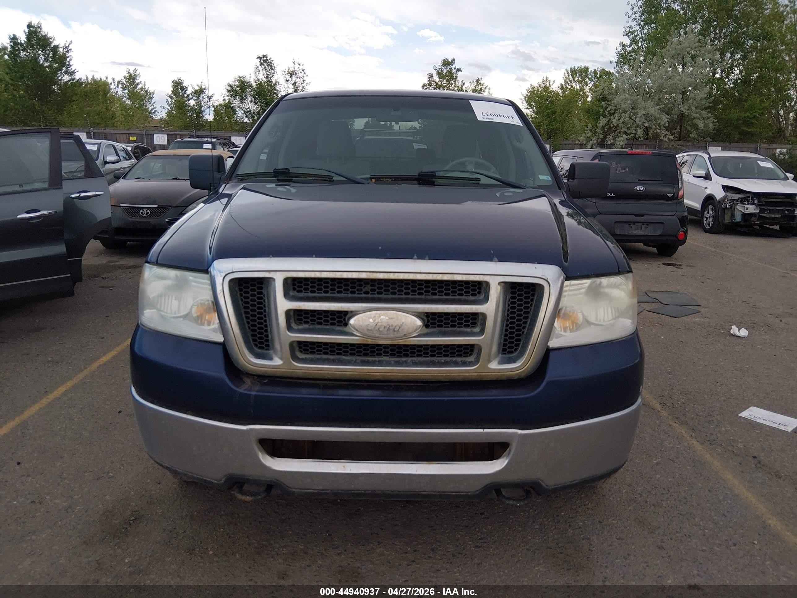 2008 Ford F-150 60th Anniversary/fx4/king Ranch/lariat/xlt Blue vin: 1FTPW14V08FA28611