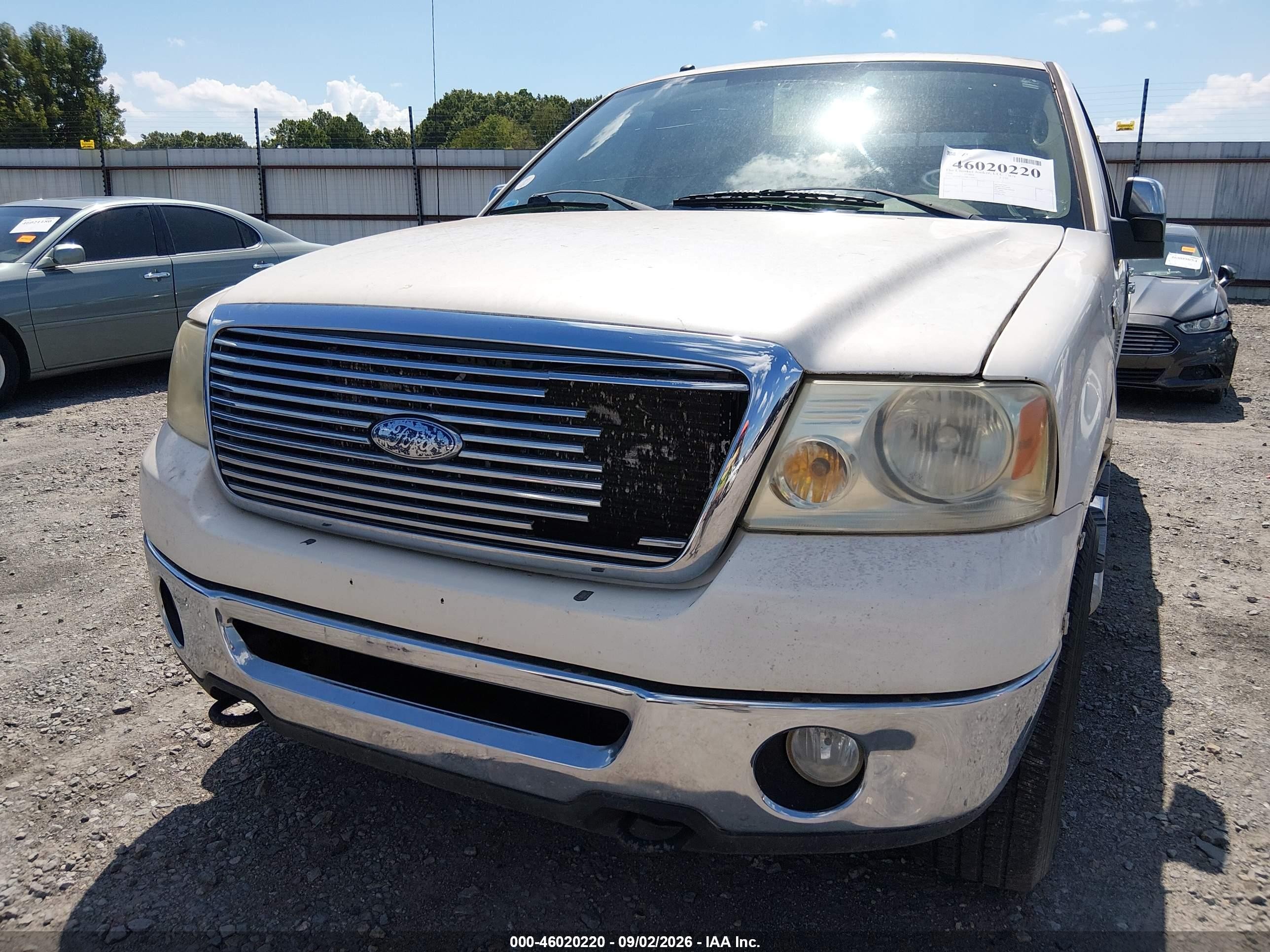2008 Ford F-150 60th Anniversary/fx4/king Ranch/lariat/xlt Кремовый vin: 1FTPW14V08FA38443