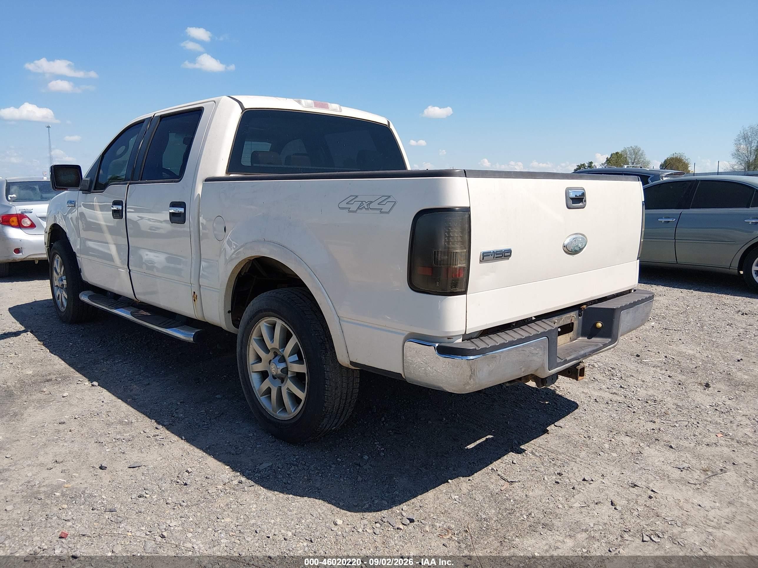2008 Ford F-150 60th Anniversary/fx4/king Ranch/lariat/xlt Кремовый vin: 1FTPW14V08FA38443